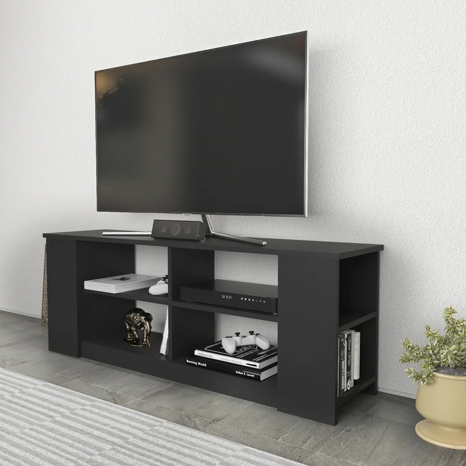 Space 55" Wide TV Stand for TVs up to 65'' | Media Console