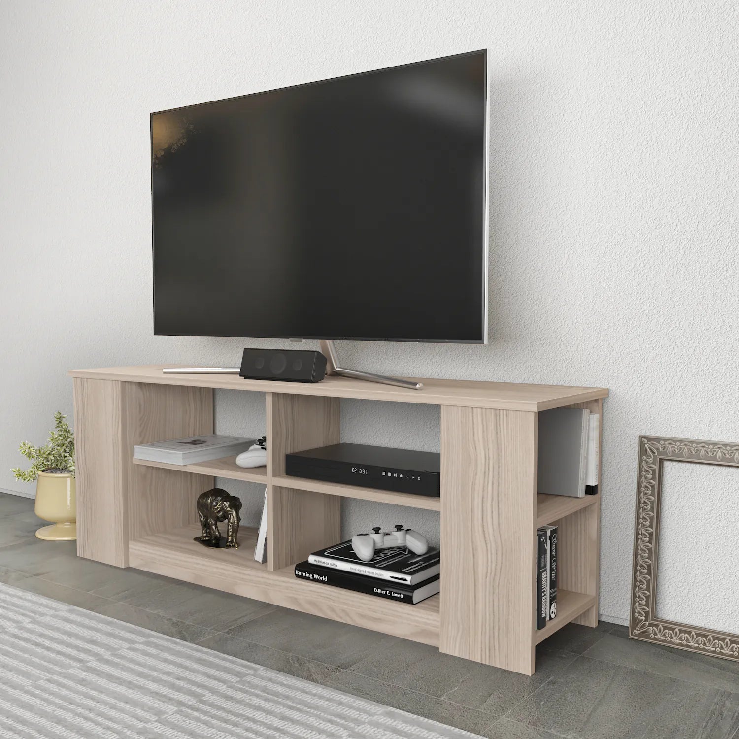 Space 55" Wide TV Stand for TVs up to 65'' | Media Console