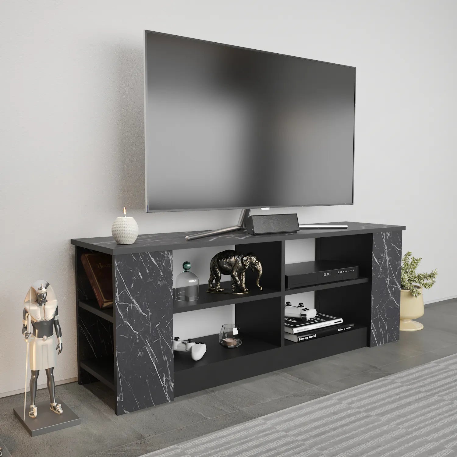 Space 55" Wide TV Stand for TVs up to 65'' | Media Console