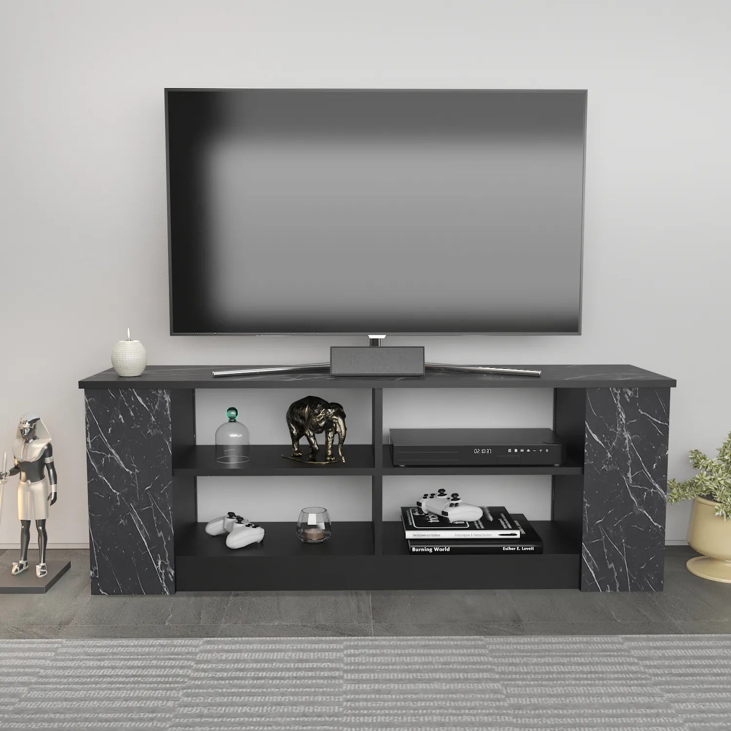 Space 55" Wide TV Stand for TVs up to 65'' | Media Console