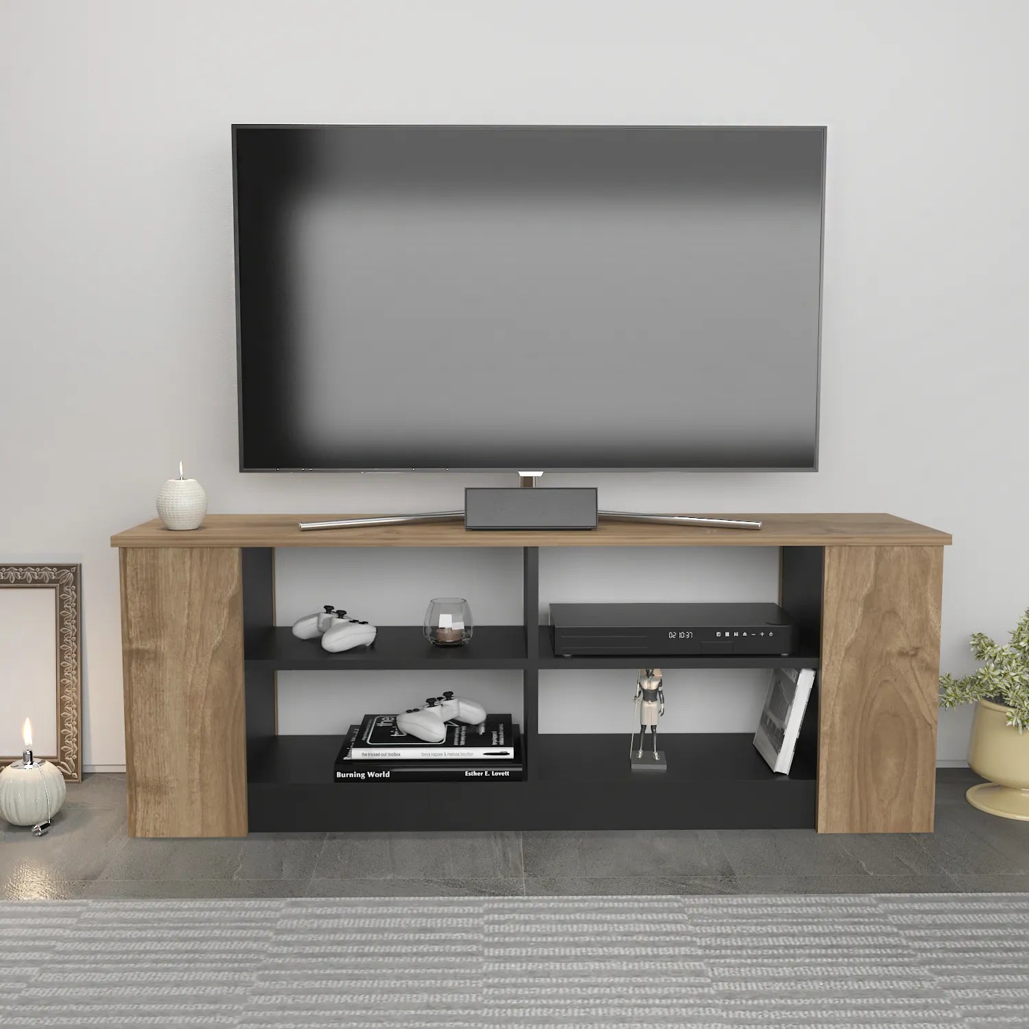 Space 55" Wide TV Stand for TVs up to 65'' | Media Console