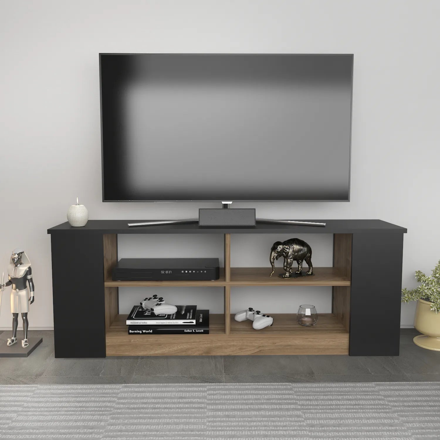 Space 55" Wide TV Stand for TVs up to 65'' | Media Console