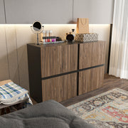 Strong Modern 4-Door Storage Cabinet Bedroom Organizer