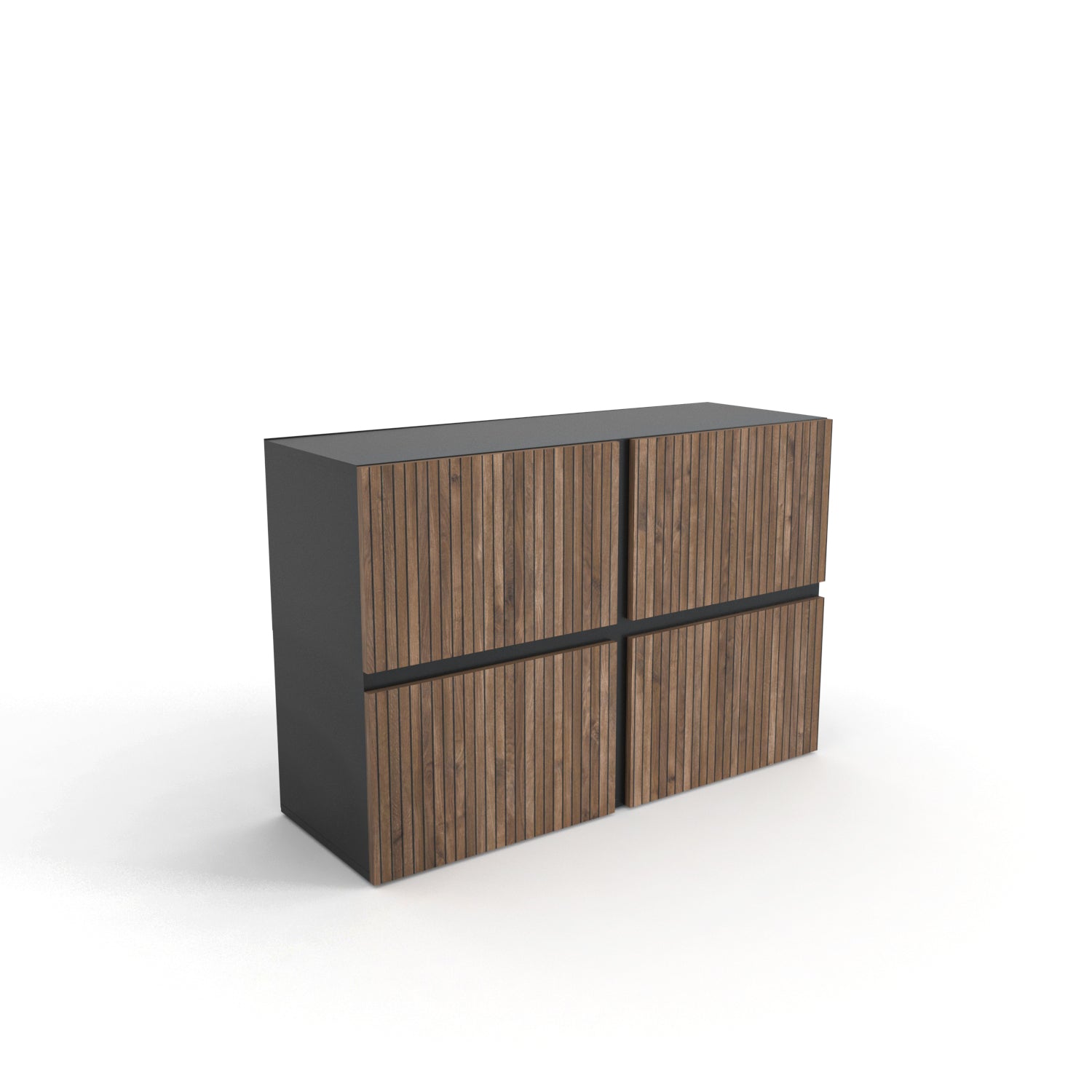 Strong Modern 4-Door Storage Cabinet Bedroom Organizer