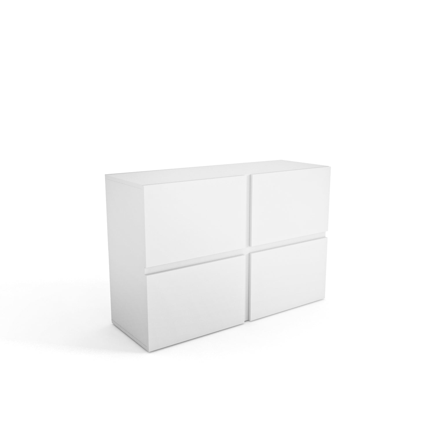 Strong Modern 4-Door Storage Cabinet Bedroom Organizer