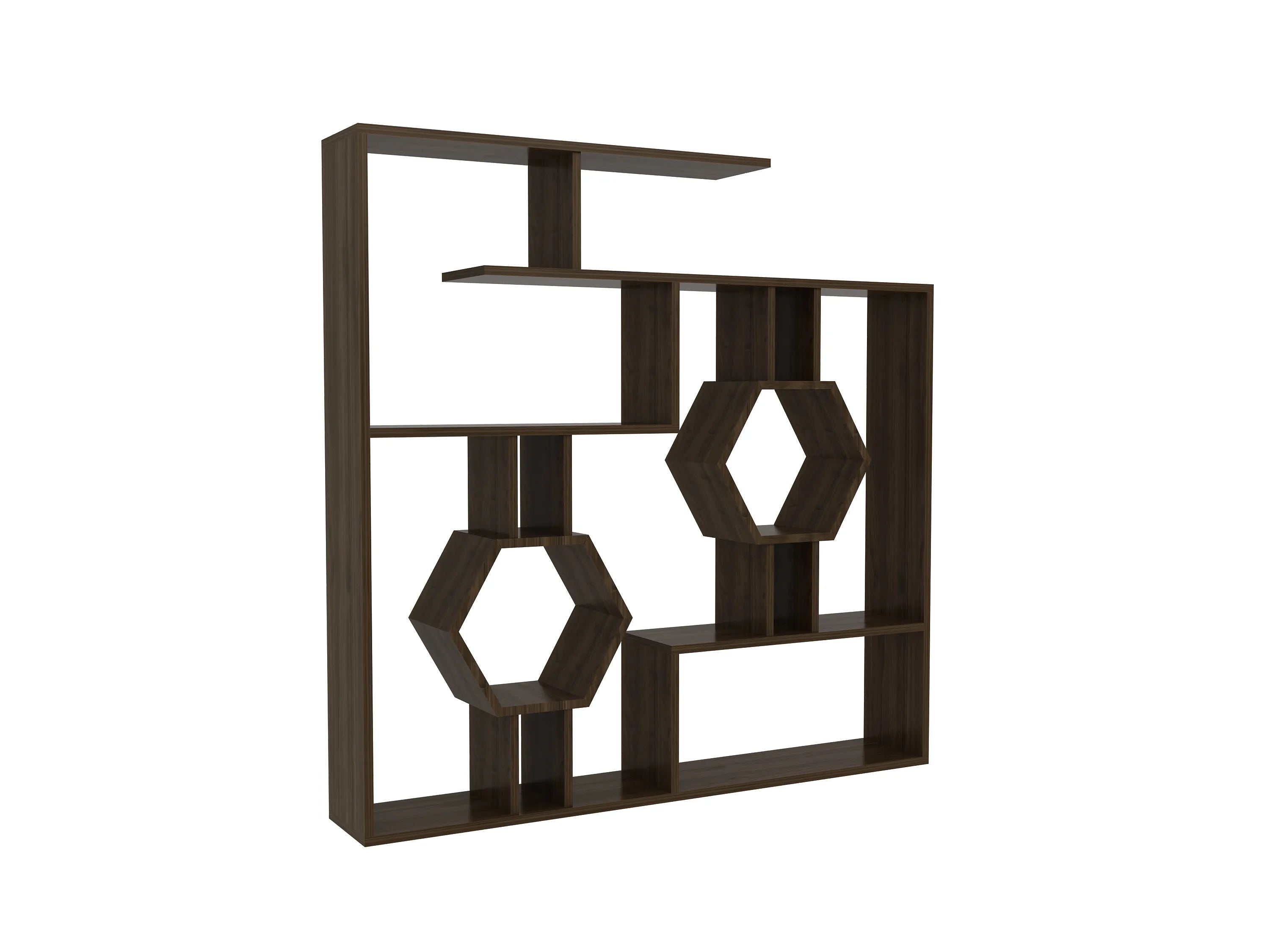 Tamara 53" Tall Geometric Bookcase