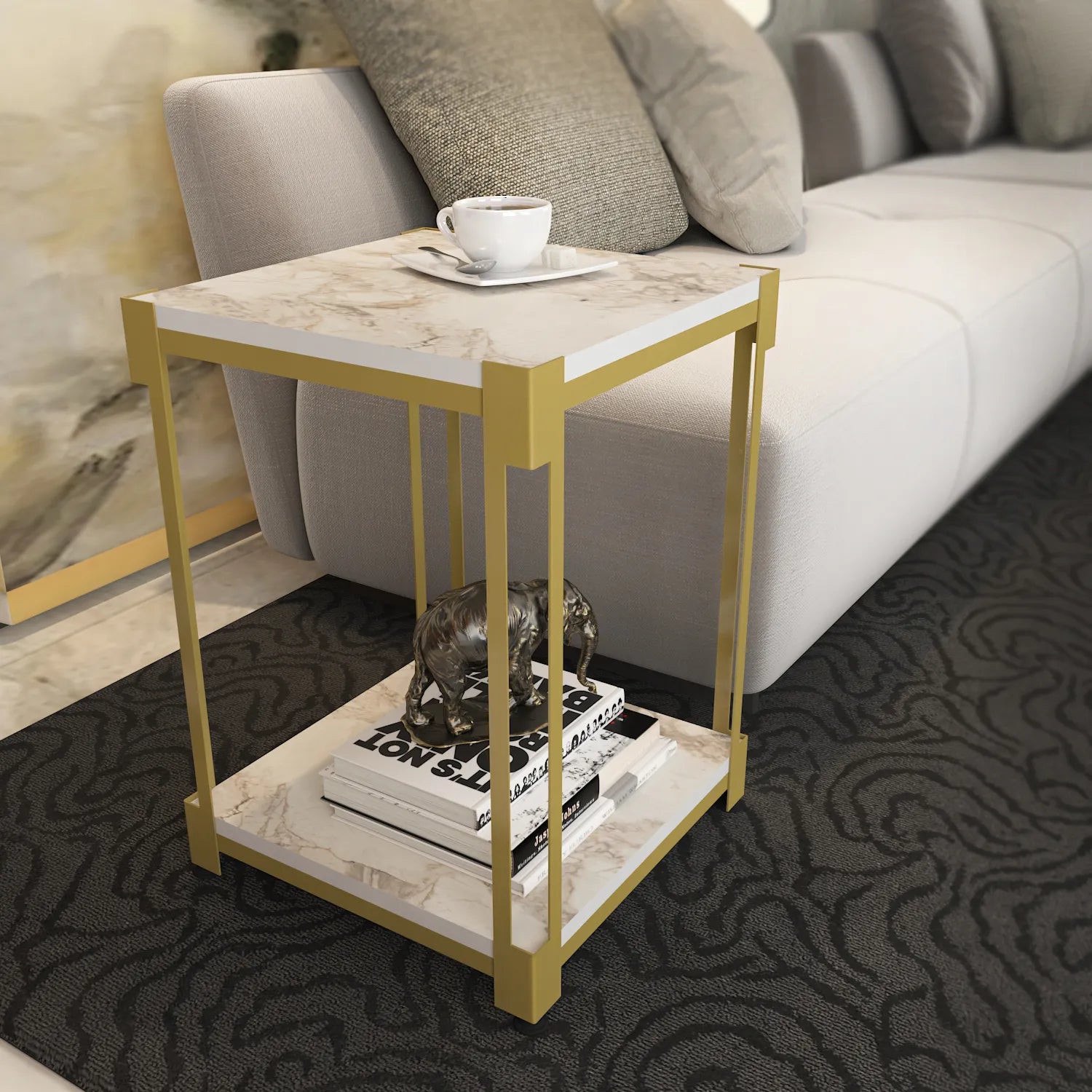22 inch tall end table deals