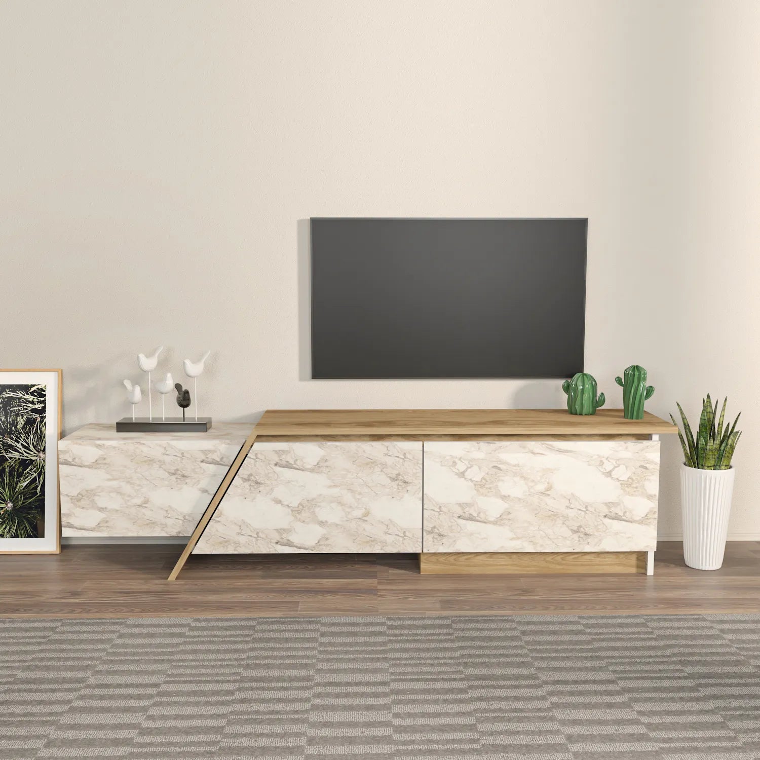 Zonas 71" Wide TV Stand and Media Console for TVs up to 65"