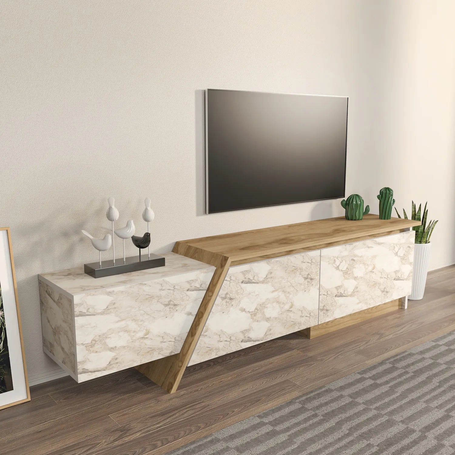 Zonas 71" Wide TV Stand and Media Console for TVs up to 65"
