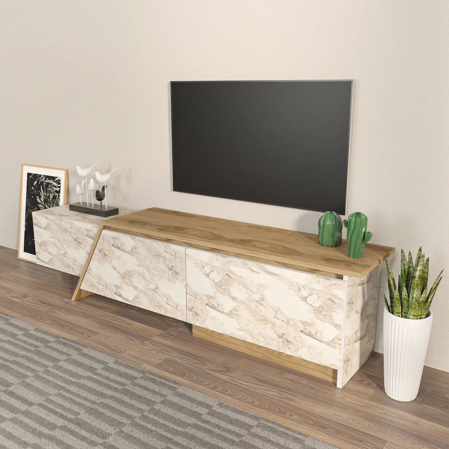 Zonas 71" Wide TV Stand and Media Console for TVs up to 65"