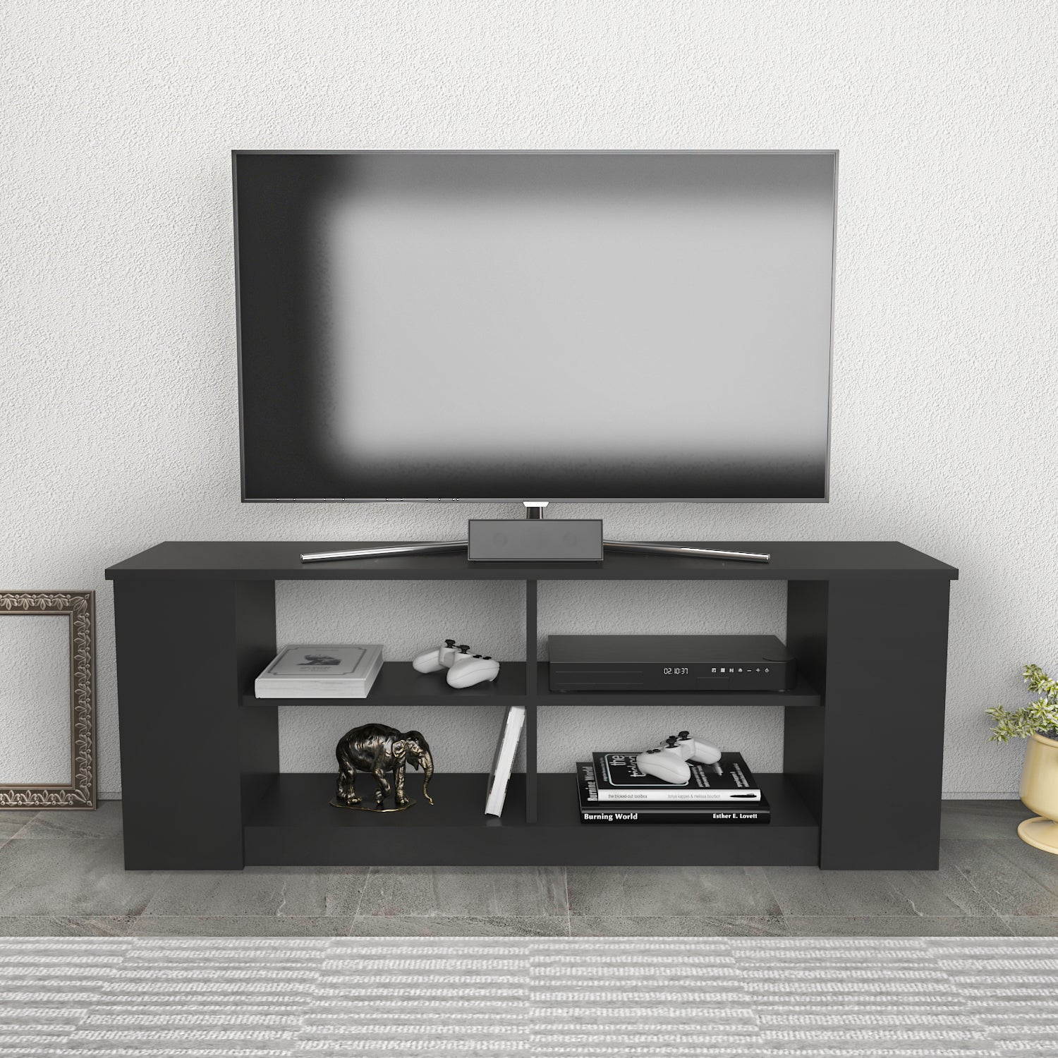 SPACE TV STAND SAPPHIRE OAK