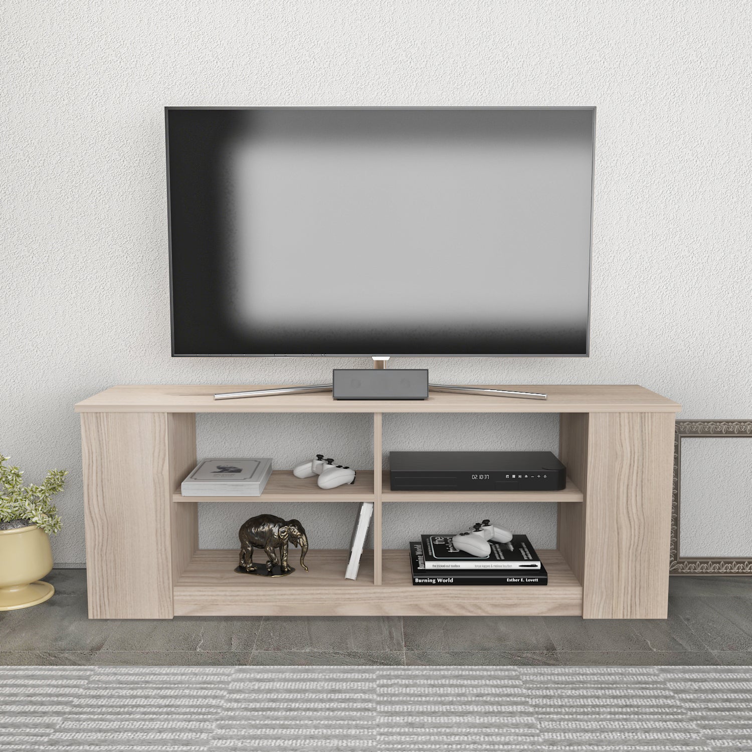 SPACE TV STAND SAPPHIRE OAK