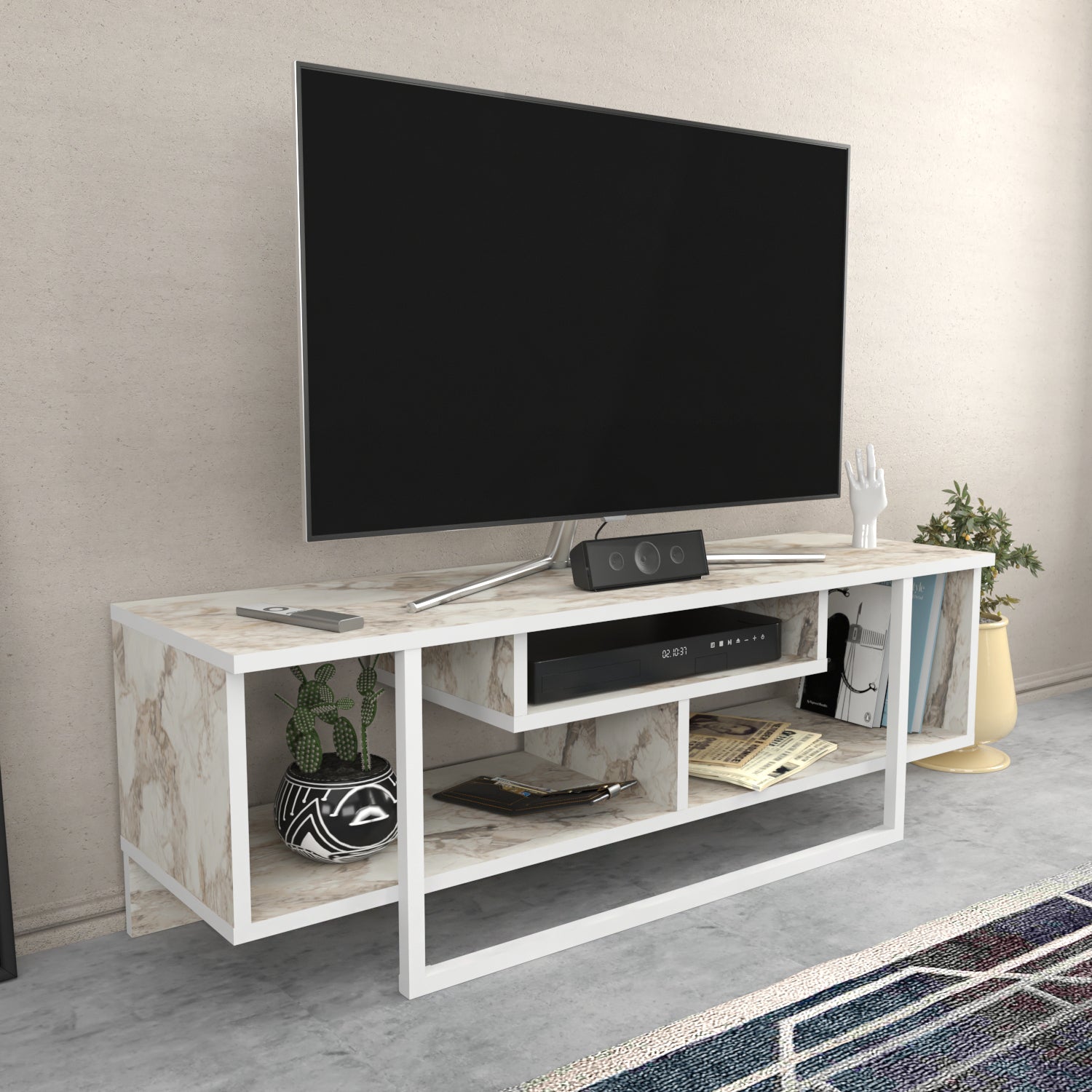 Asal 47'' TV Stand Media Consol for Up To 60'' TVs – Decorotika
