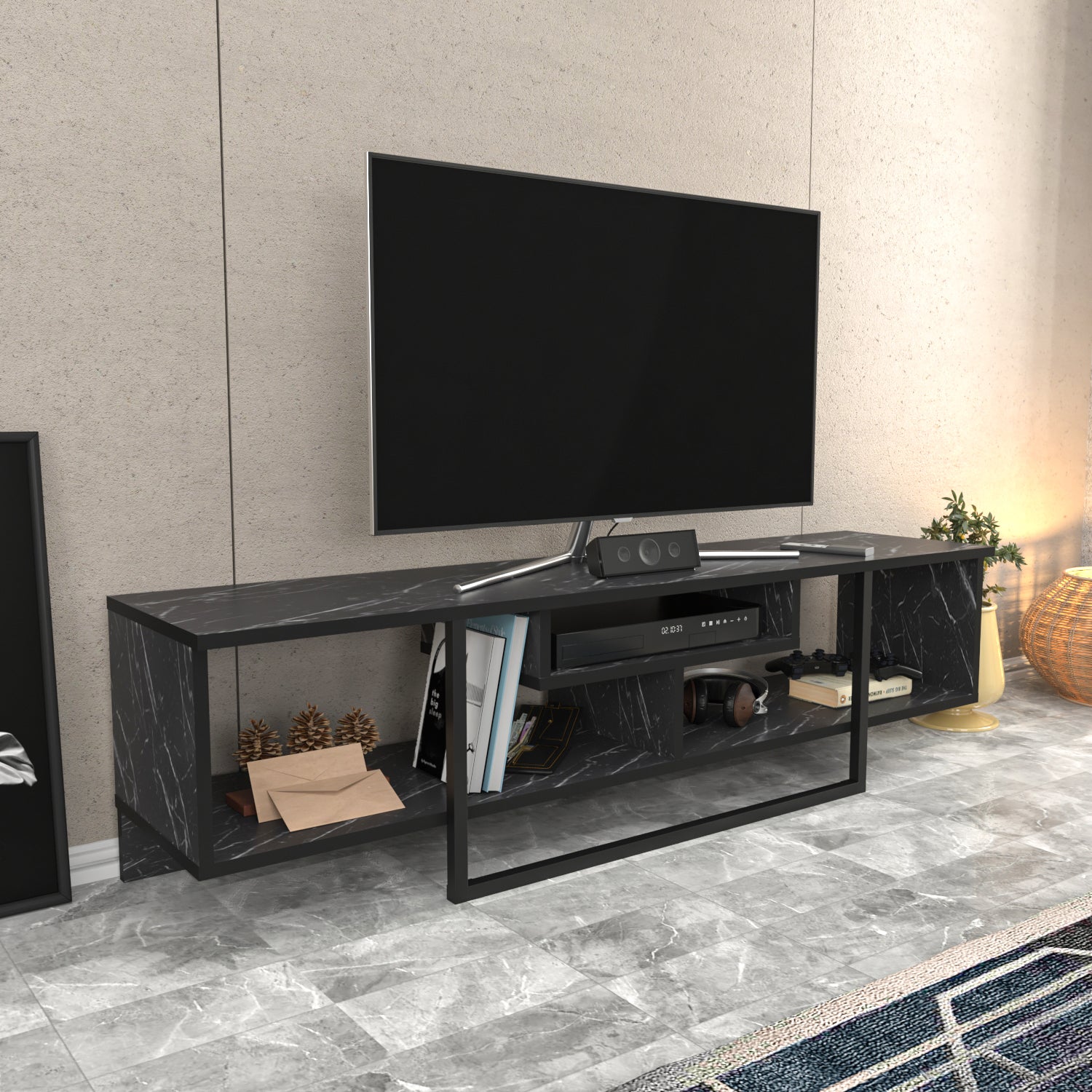 Asal 59'' TV Stand Media Consol for Up To 65'' TVs