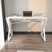 Gyza 47 inch Wide Computer Writing Desk with Metal Frame
