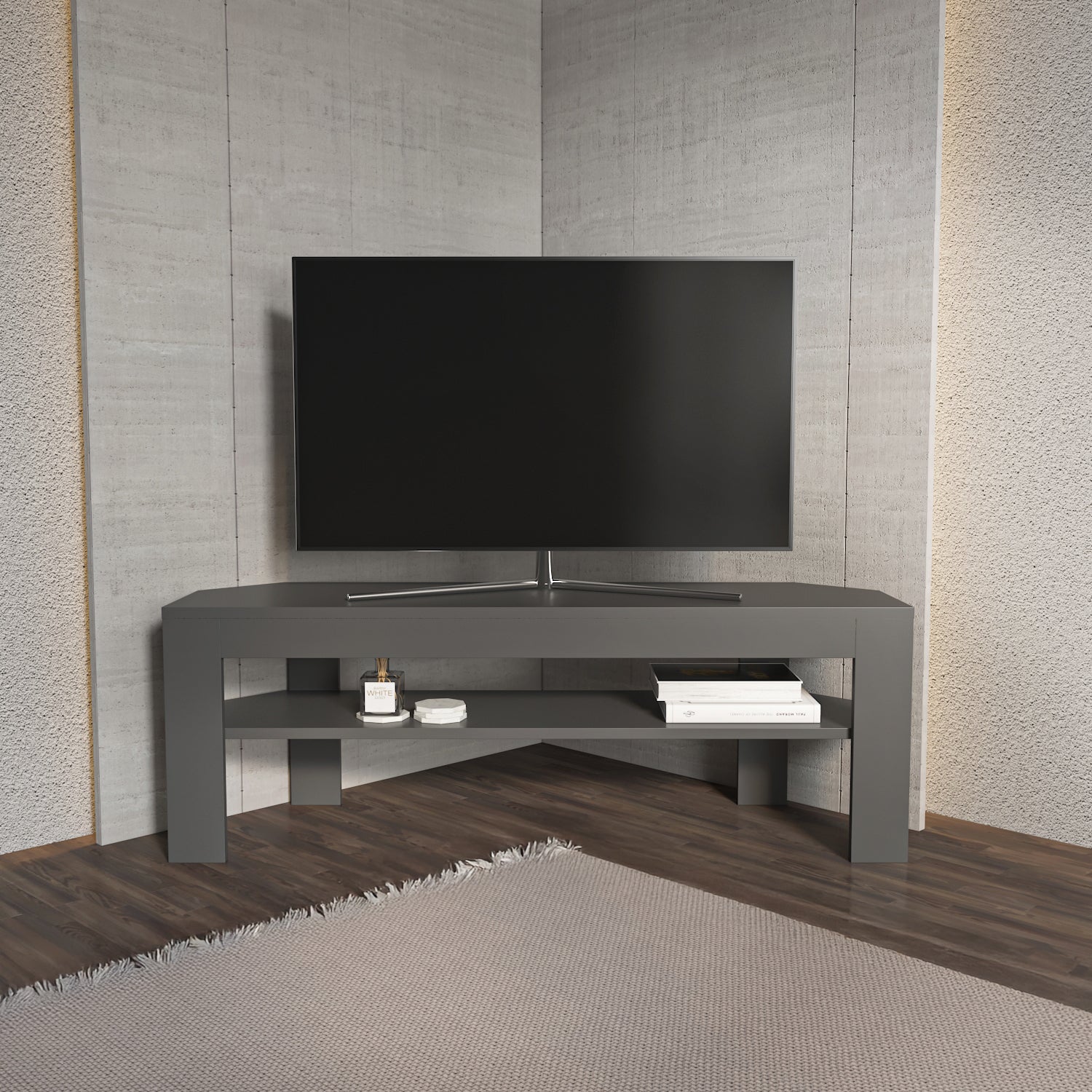 Rita 47" Wide Corner TV Stand