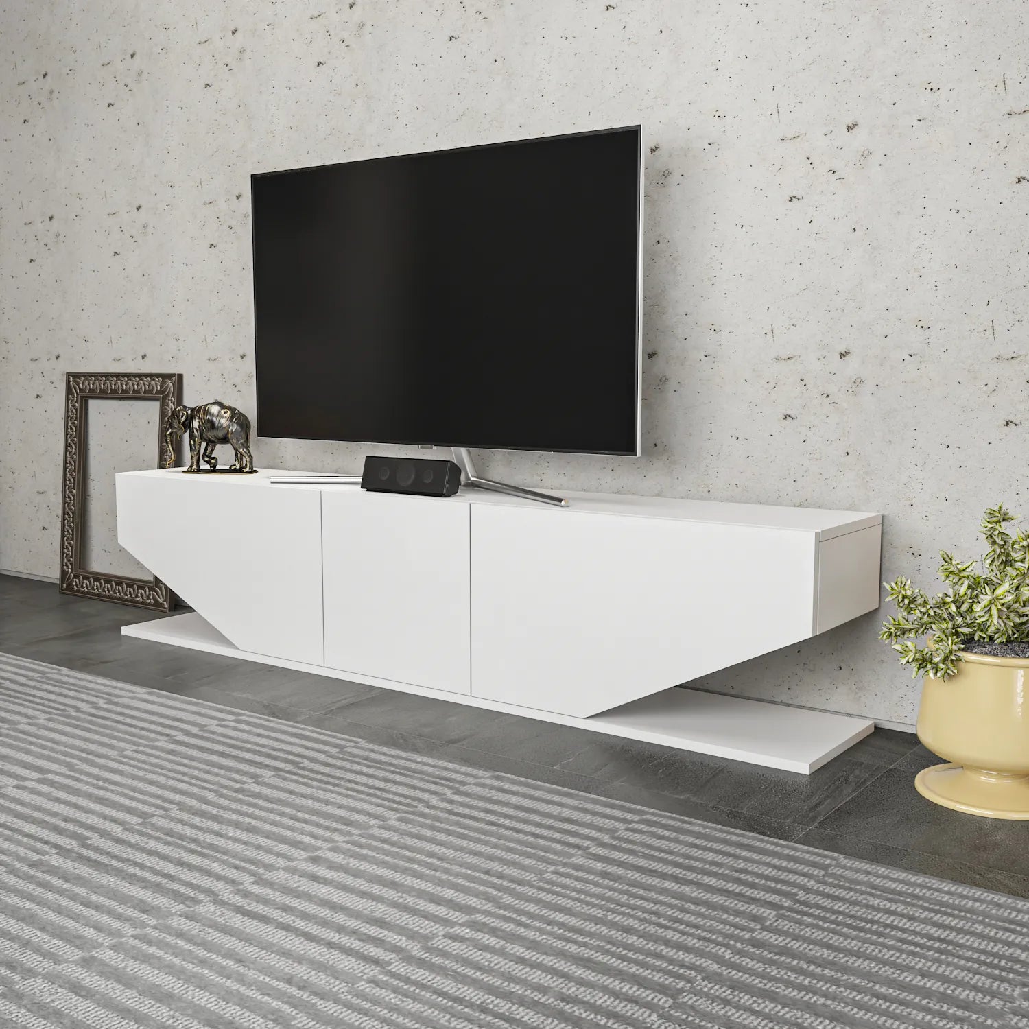 Incia 71" TV Stand & Media Console for TVs up to 80"