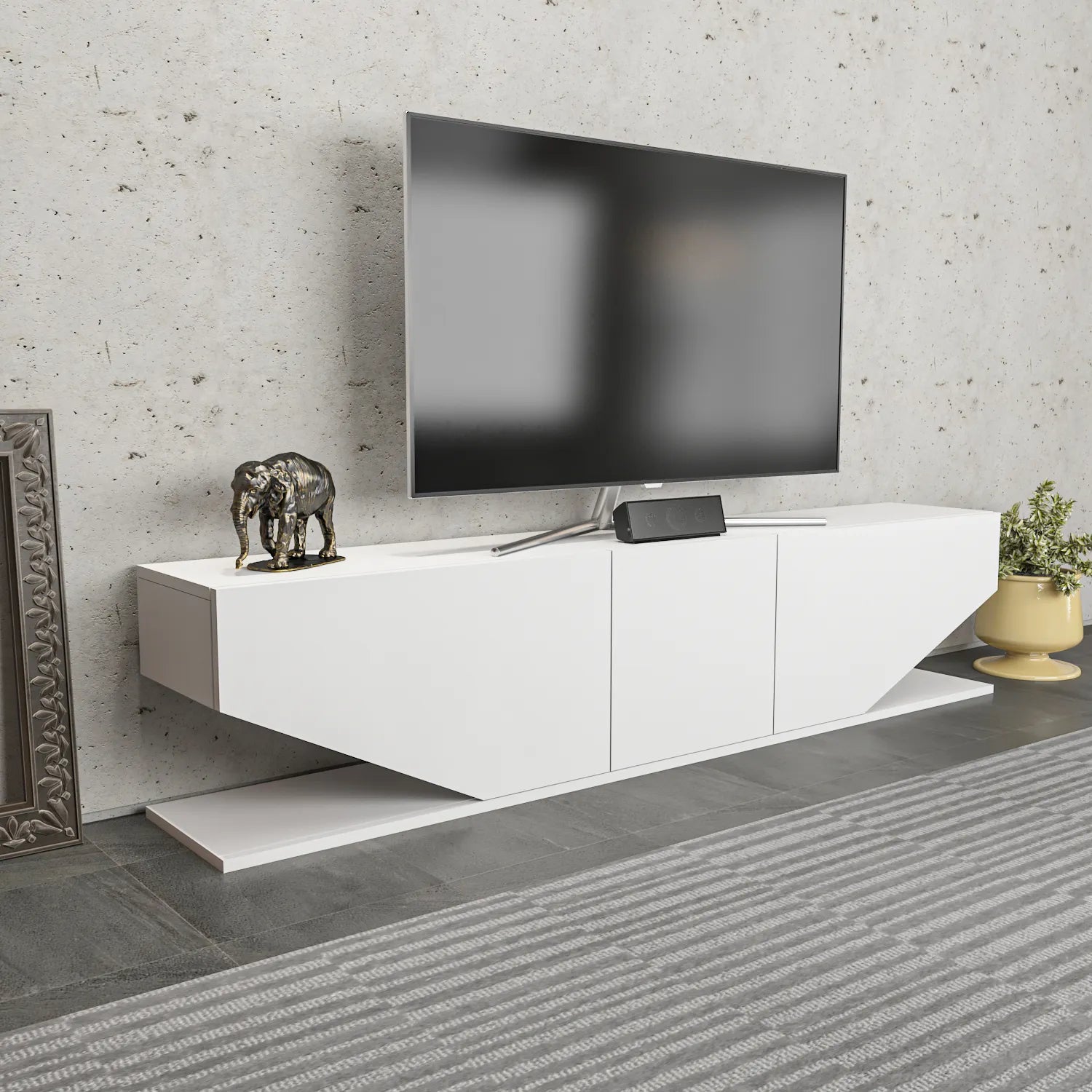 Incia 71" TV Stand & Media Console for TVs up to 80"