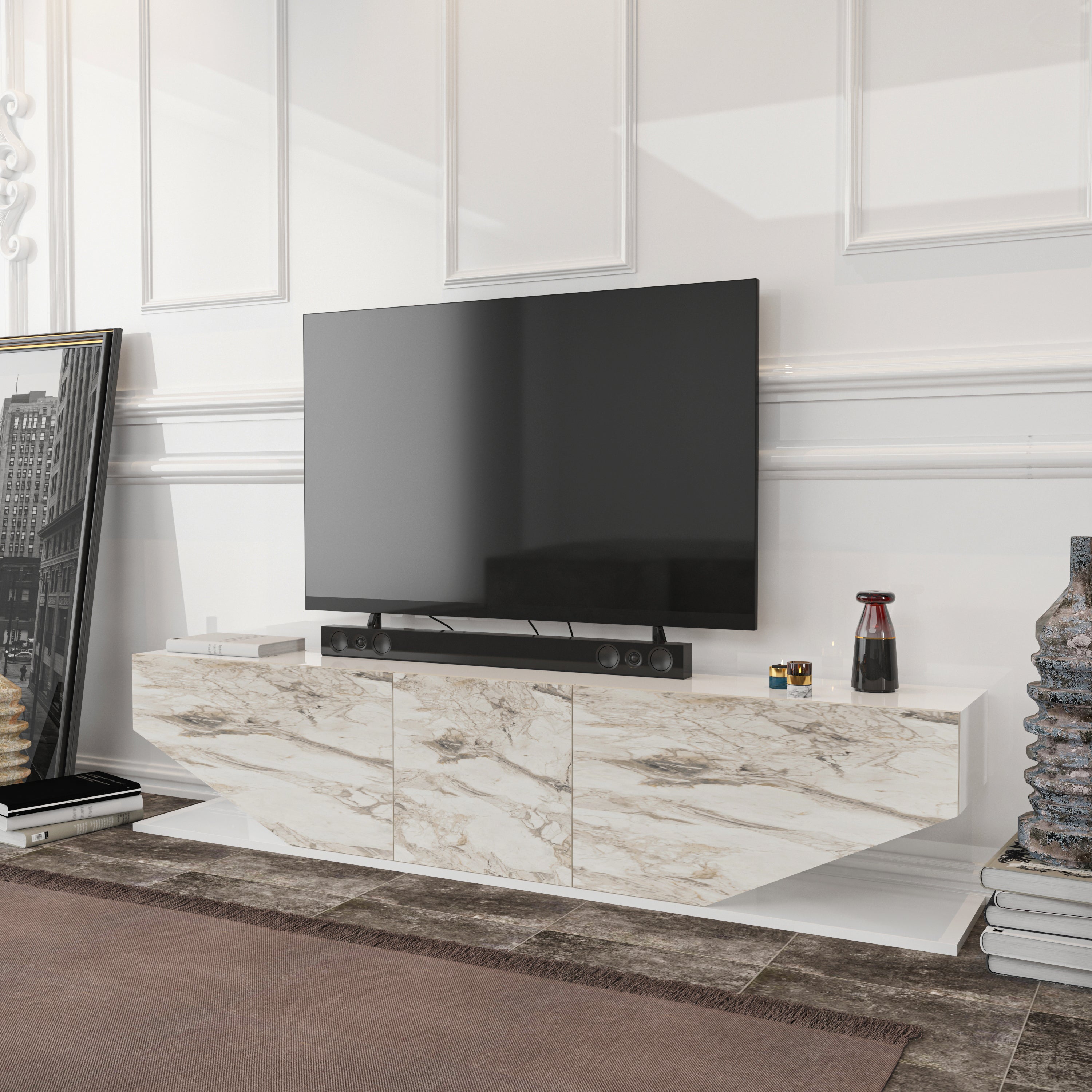 Incia 71'' TV Stand Media Console for Up to 75'' TVs