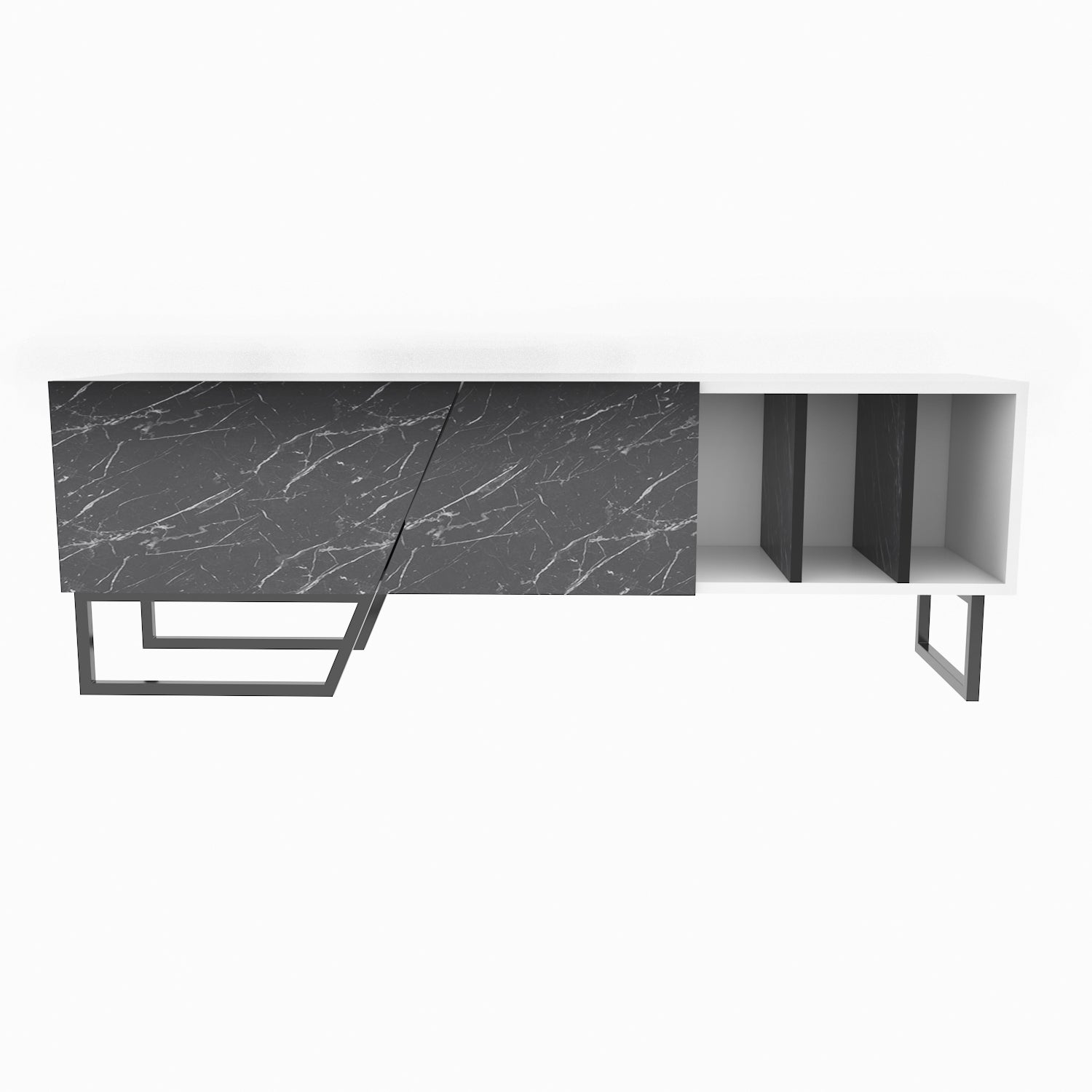 Linossa 59" Modern TV Stand Media Console fits TVs up to 65"