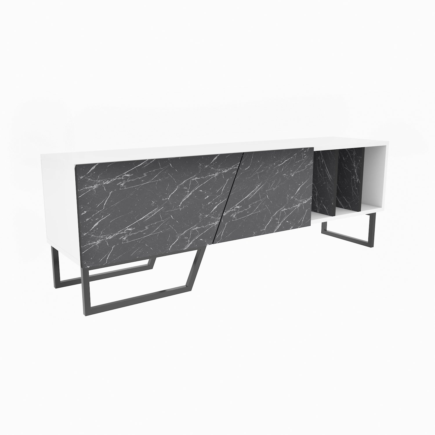 Linossa 59" Modern TV Stand Media Console fits TVs up to 65"