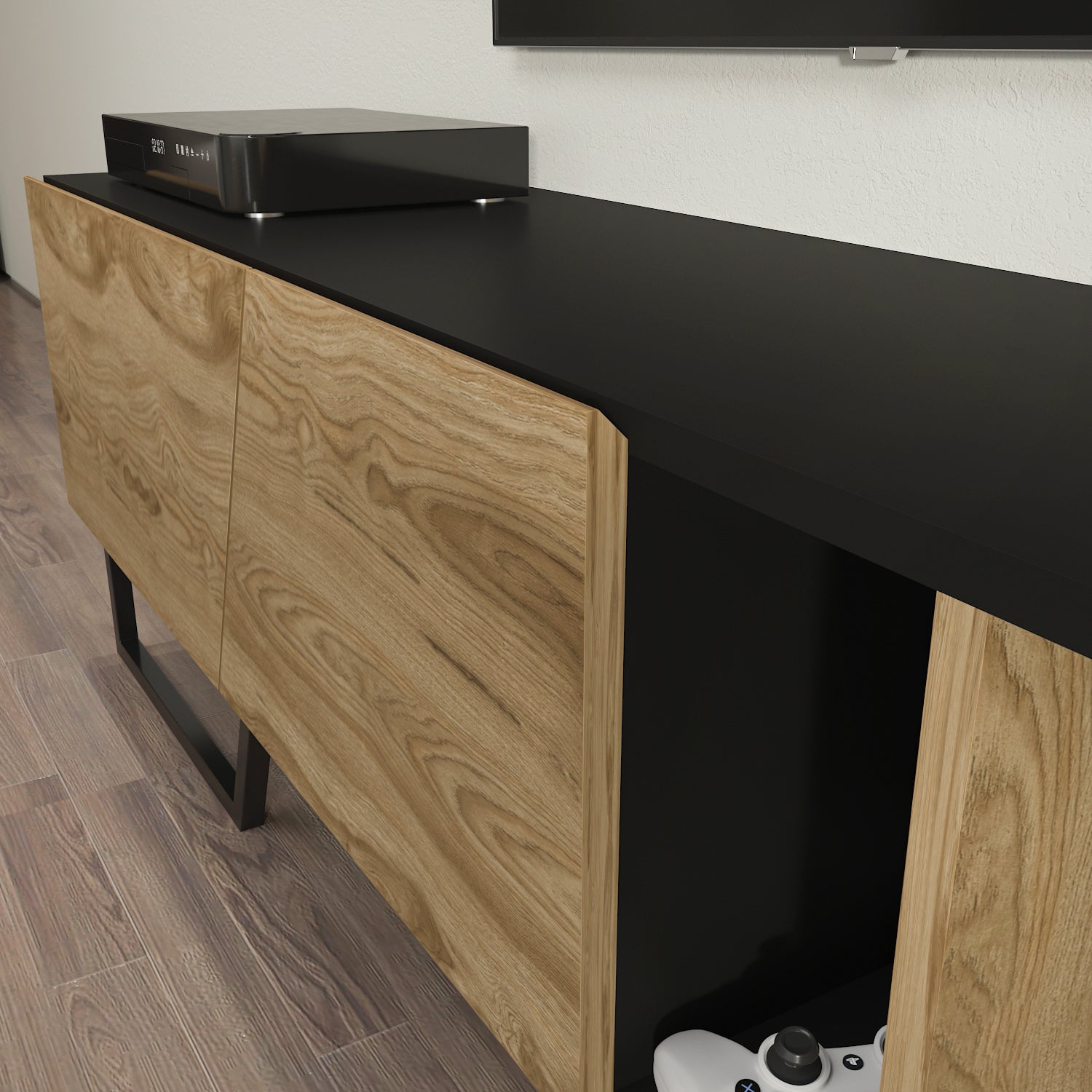 Linossa 59" Modern TV Stand Media Console fits TVs up to 65"