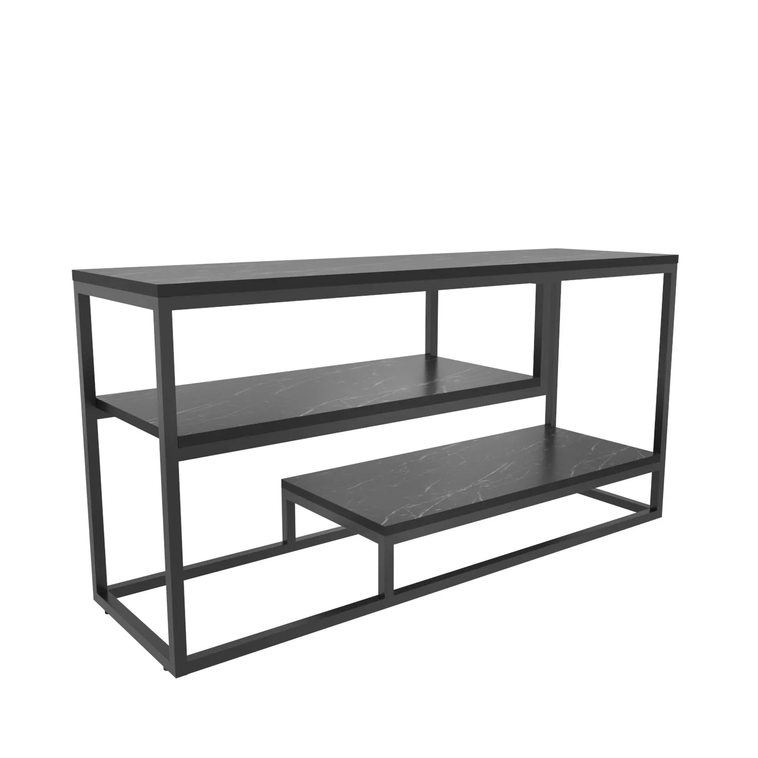 Lorin 47 inch Wide Metal Wood TV Stand Media Console for TVs up to 55 inch