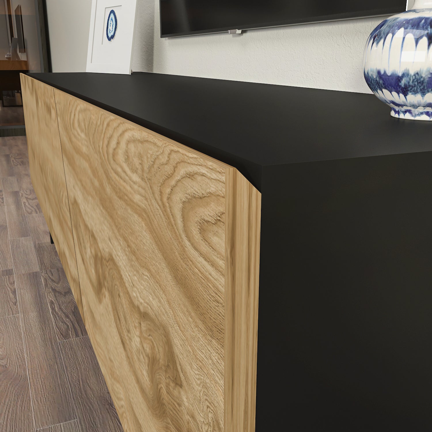 Parla 59" Modern TV Stand & Media Console for TVs up to 65"