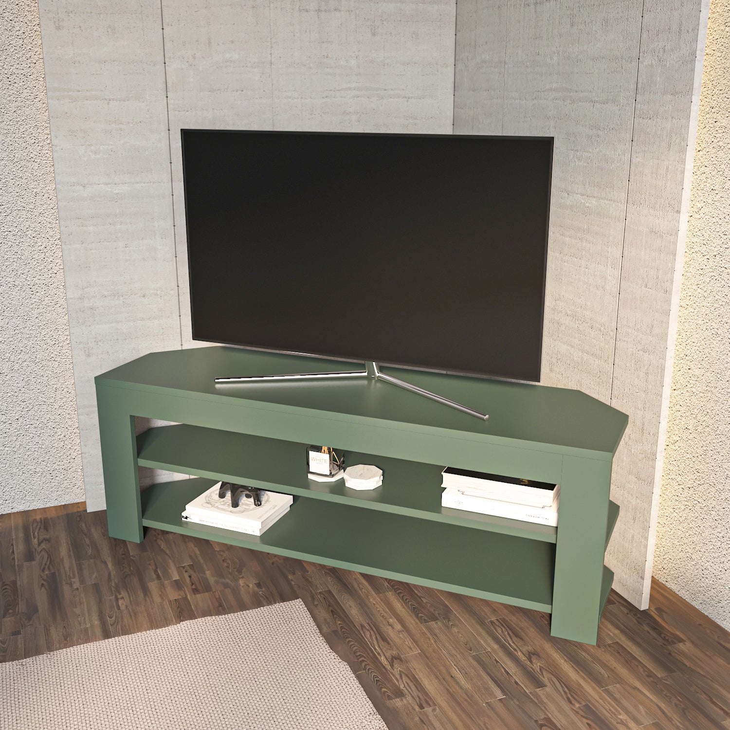 Rita 47" Wide Corner TV Stand