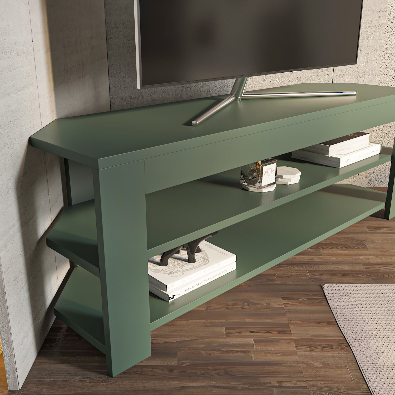 Rita 47" Wide Corner TV Stand