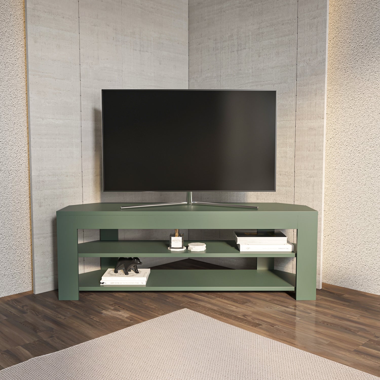 Rita 47" Wide Corner TV Stand