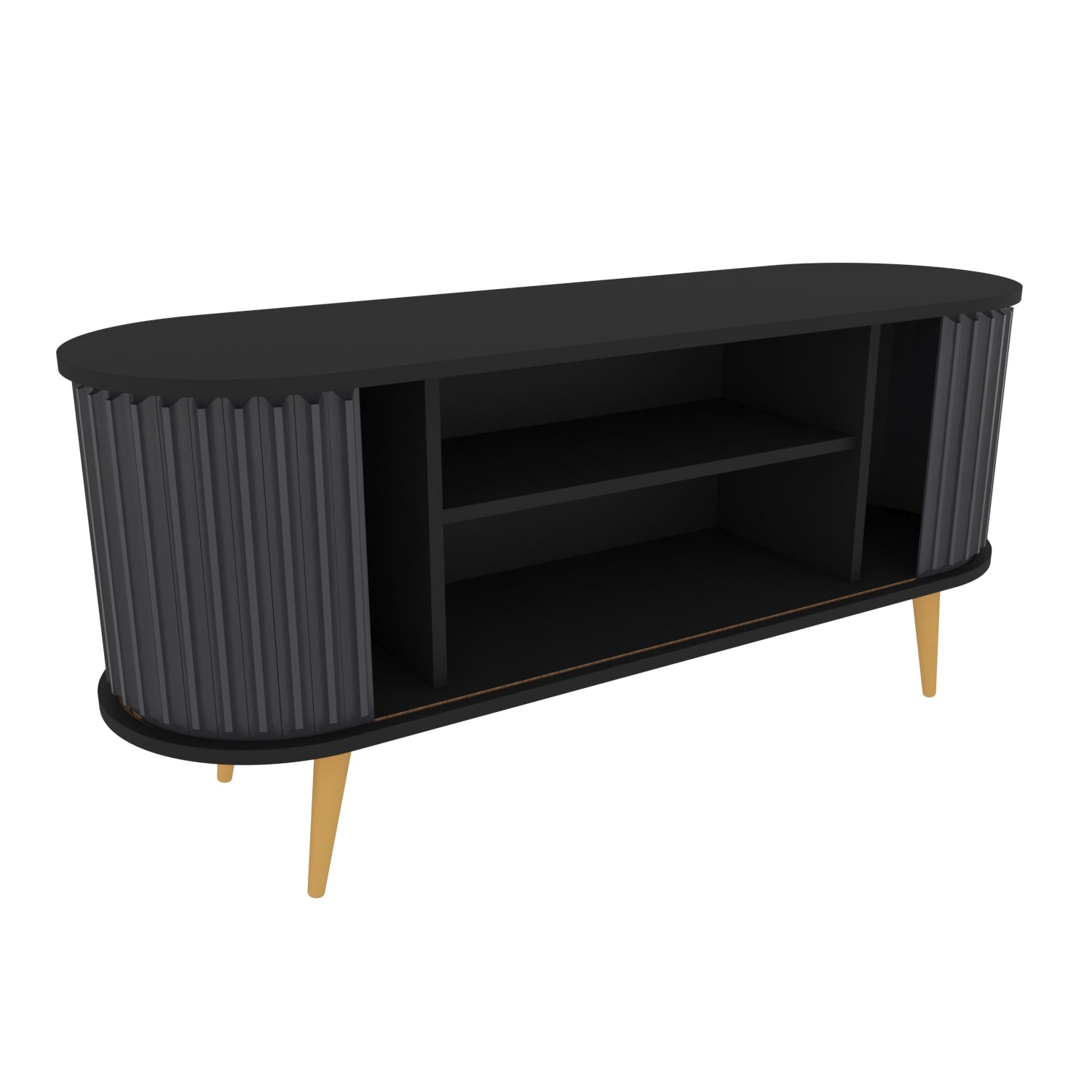 Store 55" Wide Oval TV Stand | Media Console