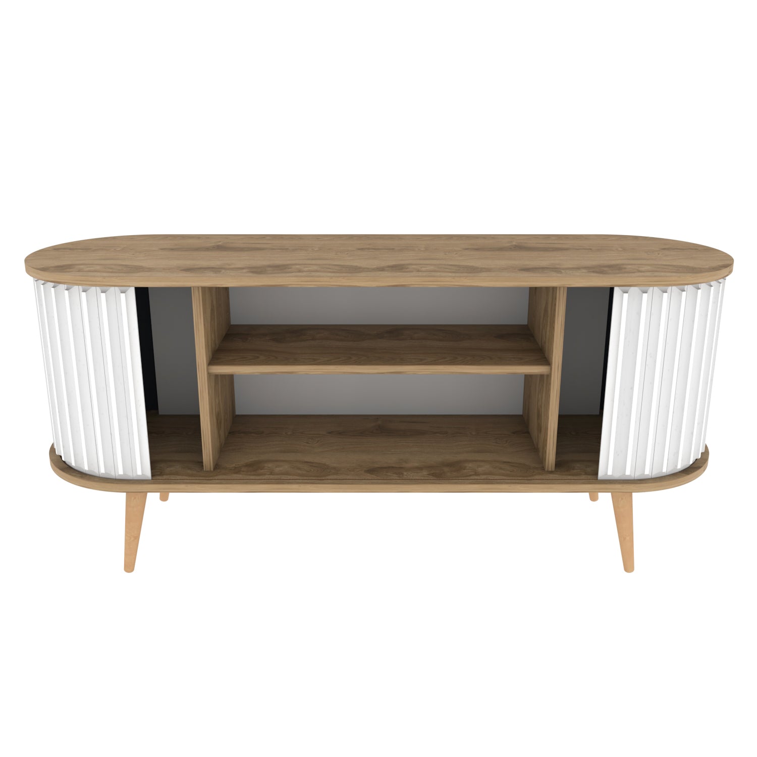 Store 55" Wide Oval TV Stand | Media Console