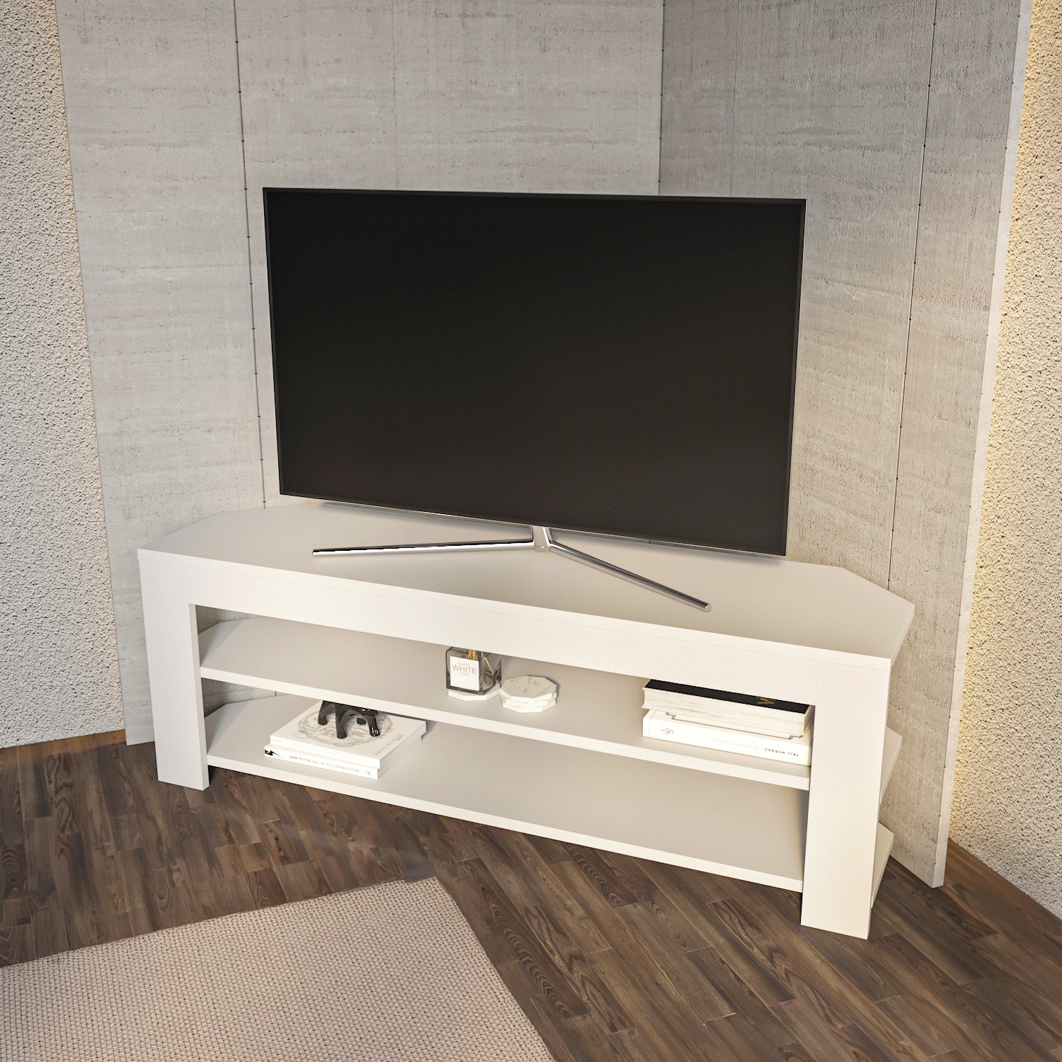 Rita 47" Wide Corner TV Stand