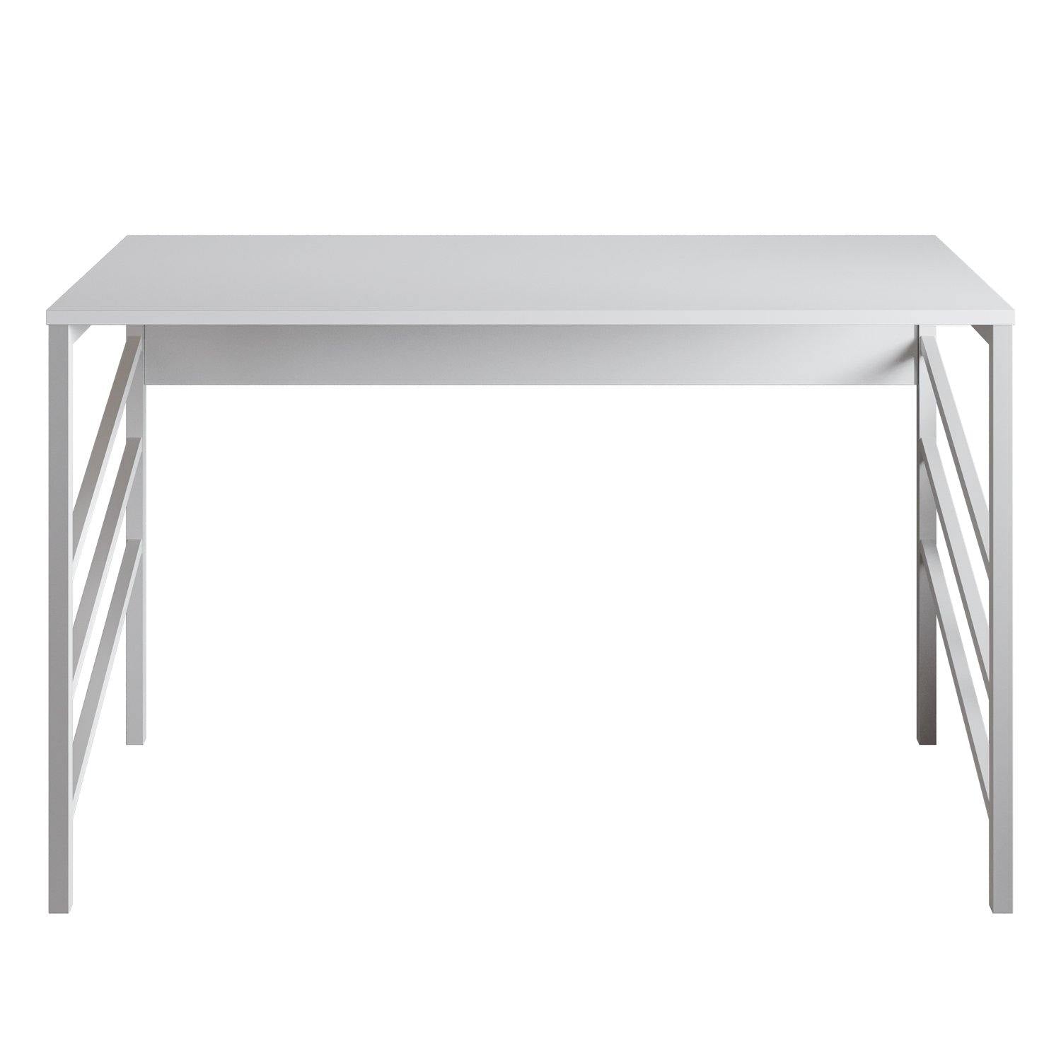 Tuna 47" Wide Metal Manufactured Wood Computer Desk - Decorotika