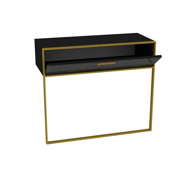 Polka 35" Wide Metal Wood Dresuar - Decorotika