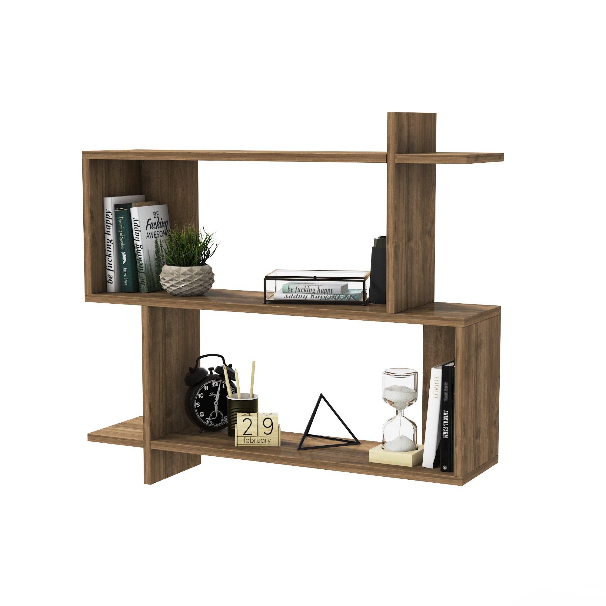 Mina 32" Manufactured Wood Floating Wall Shelf - Decorotika