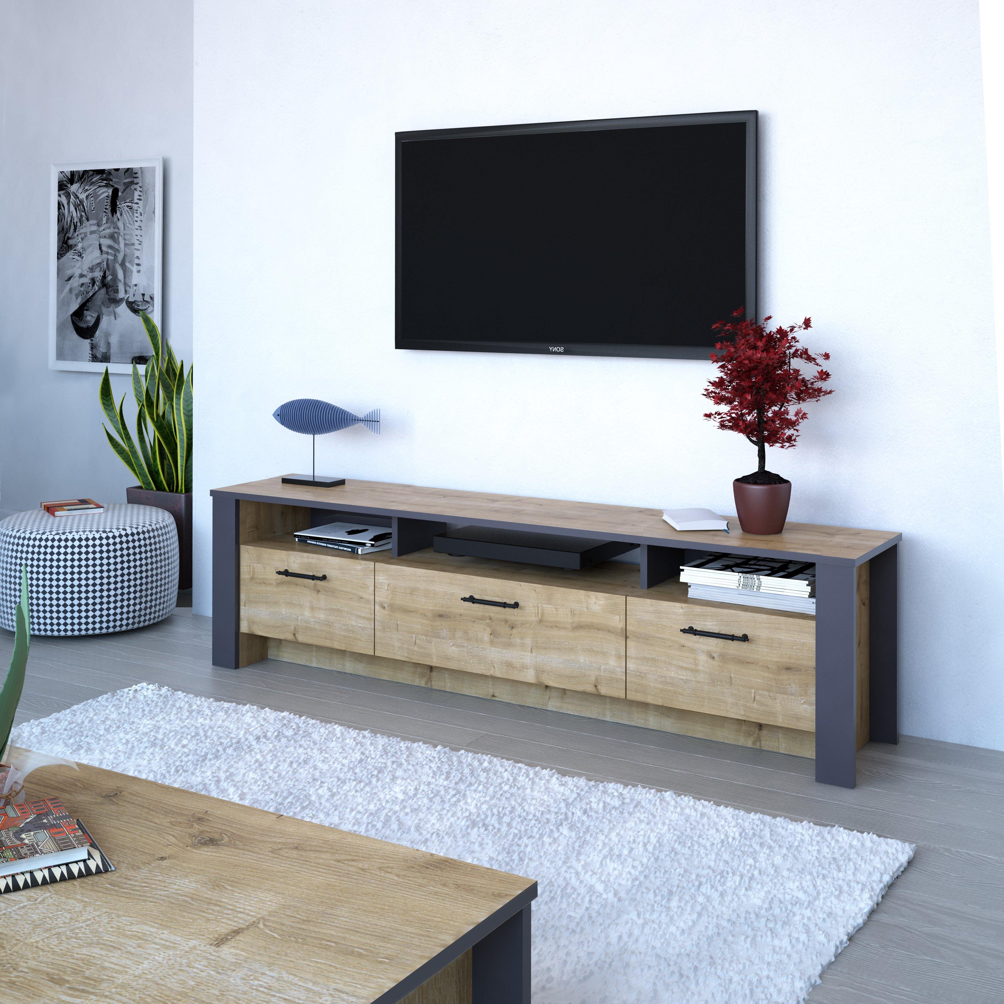 Manhattan 71" TV Stand & Media Console - Decorotika