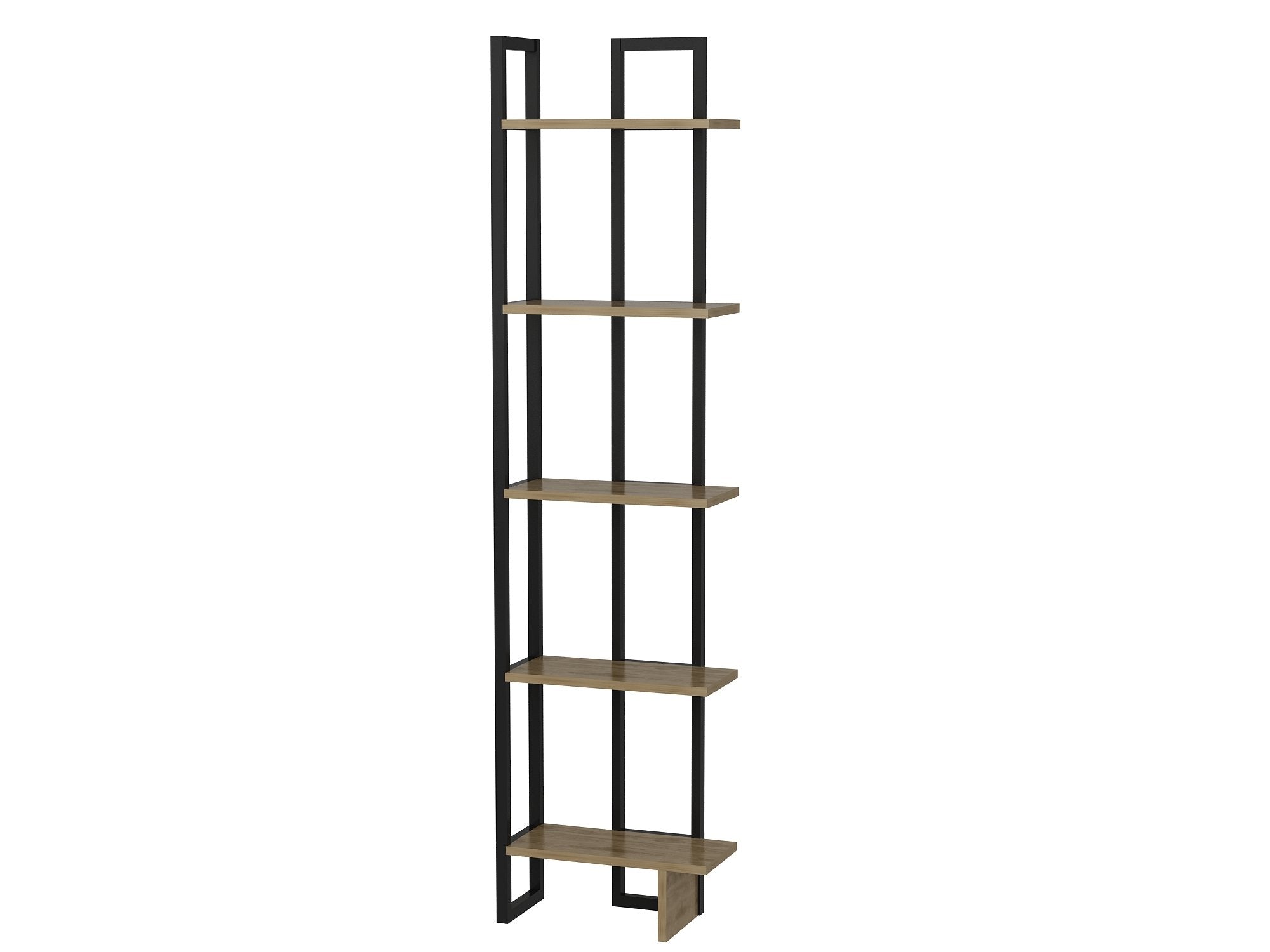 Alice 71" Tall Metal Manufactured Wood Bookcase - Decorotika