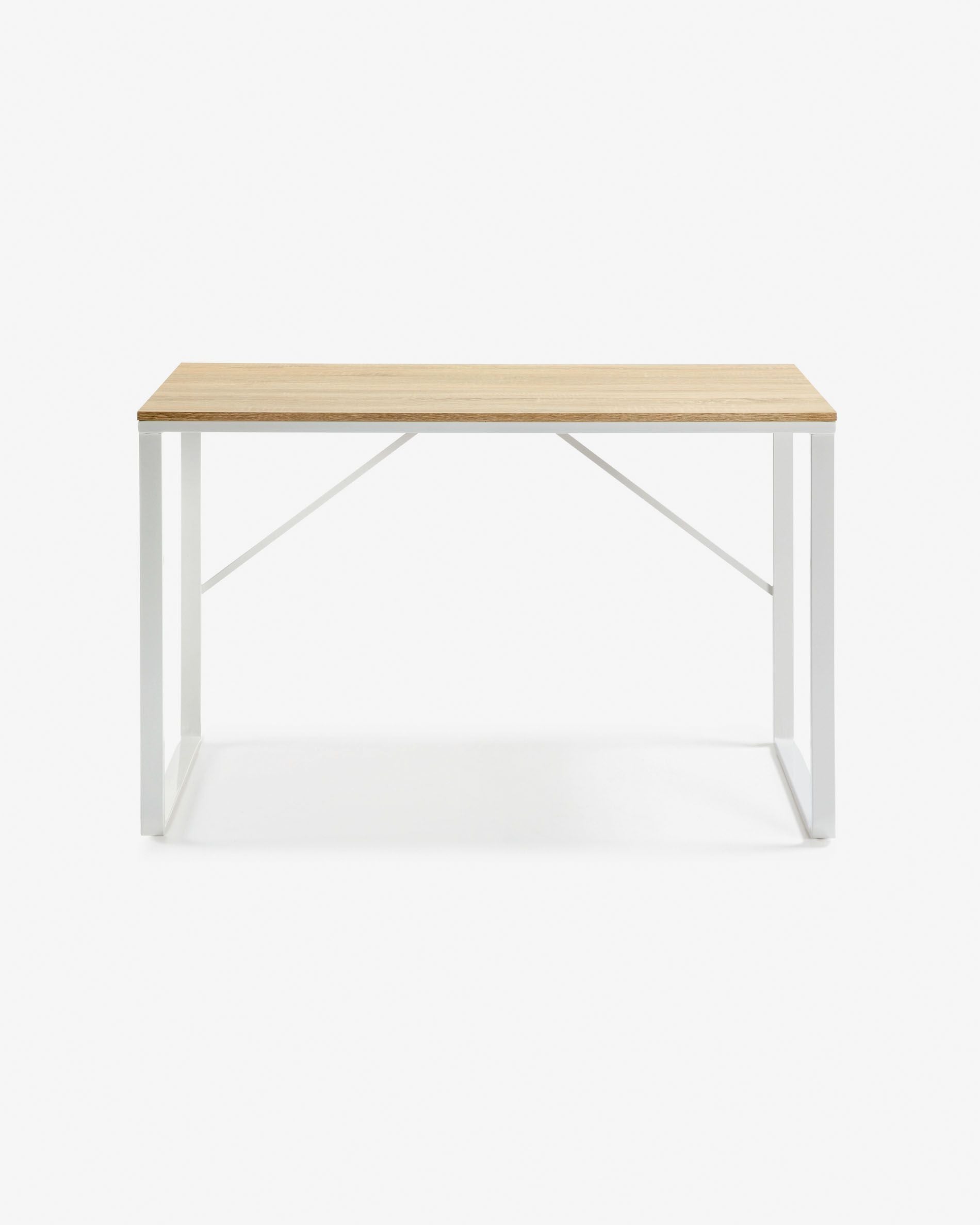 Landi 47'' Wide Metal Wood Computer Desk - Decorotika