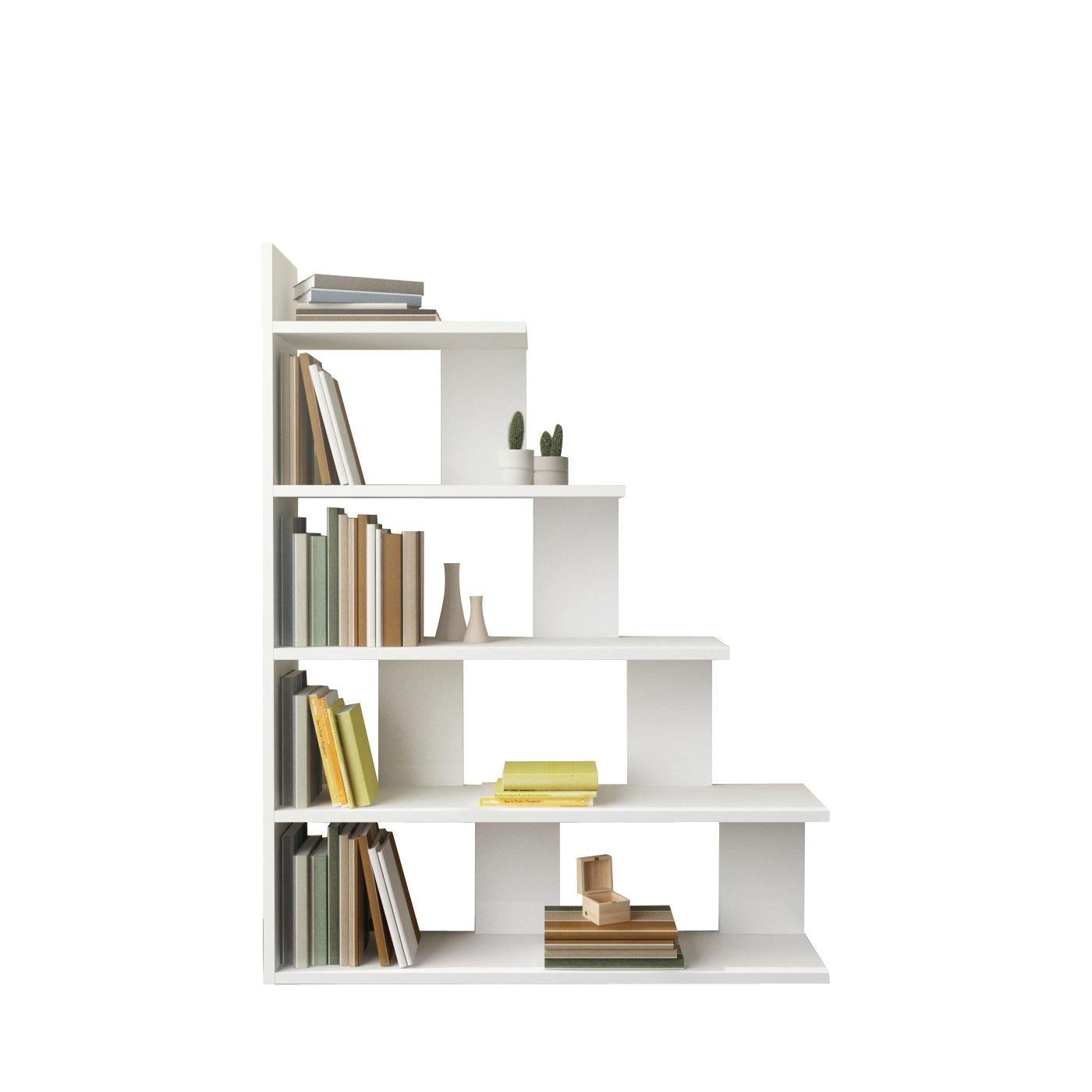 Echo 47" Tall Ladder Style Accent Bookcase - Decorotika