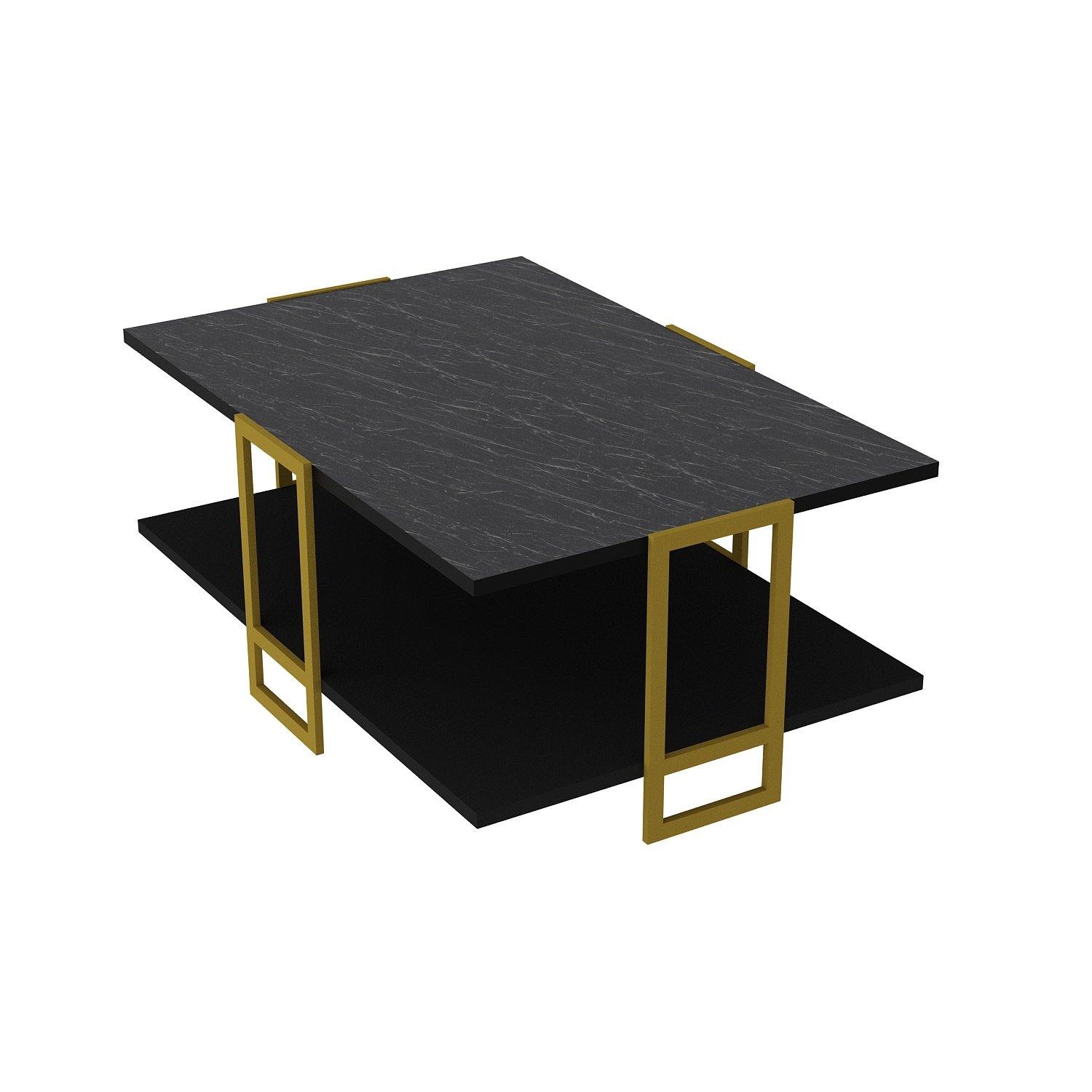 Polka Metal Wood Coffee Table - Decorotika