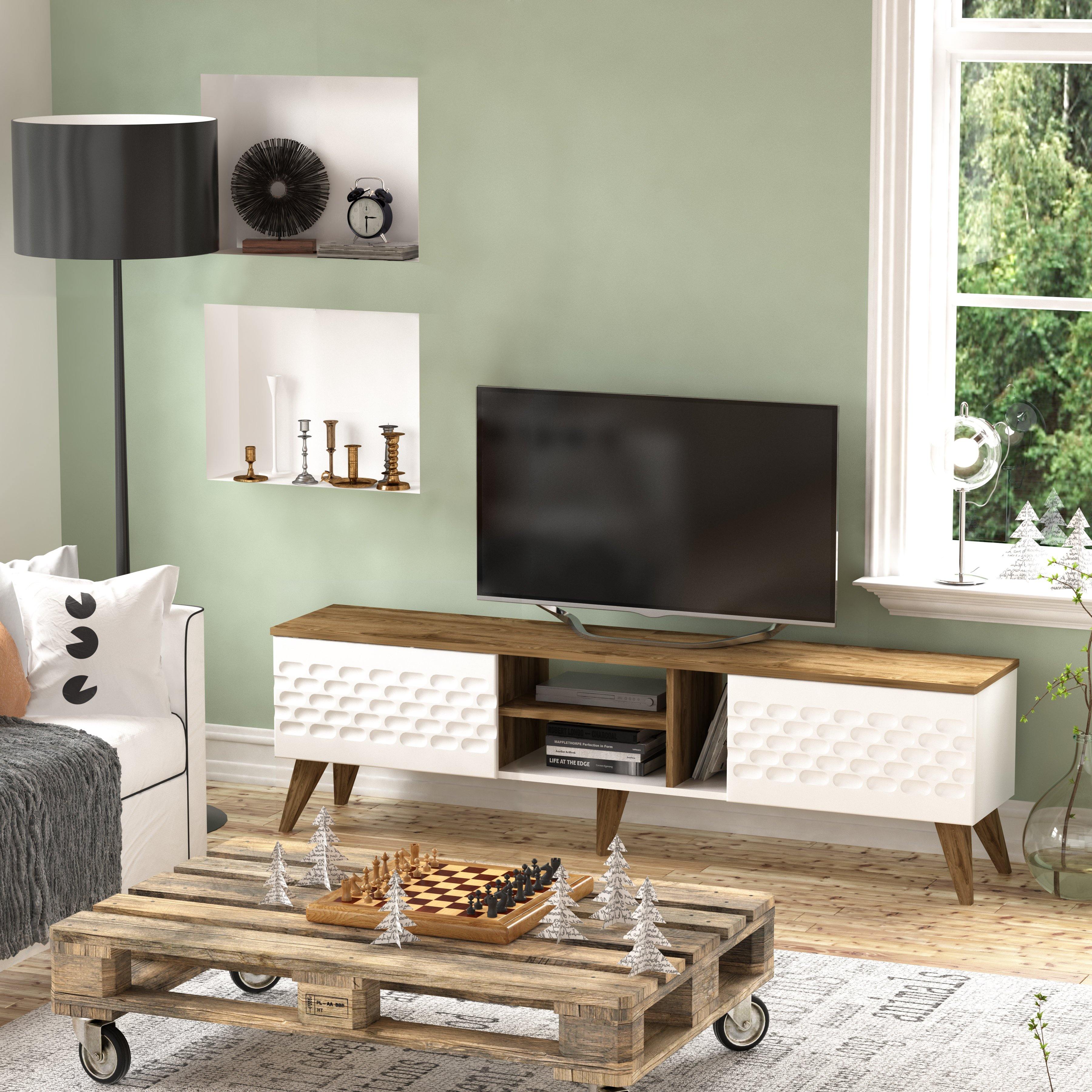 Eggea 71" Wide TV Stand & Media Console - Decorotika