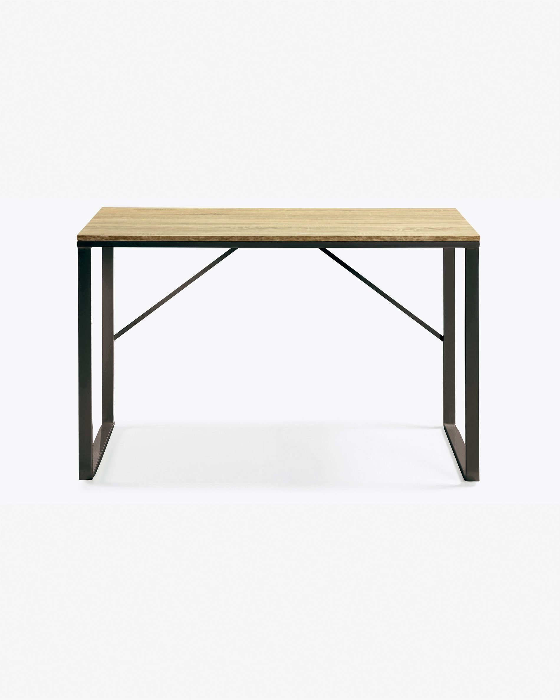 Landi 47'' Wide Metal Wood Computer Desk - Decorotika