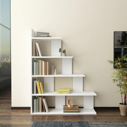 Echo 47" Tall Ladder Style Accent Bookcase - Decorotika