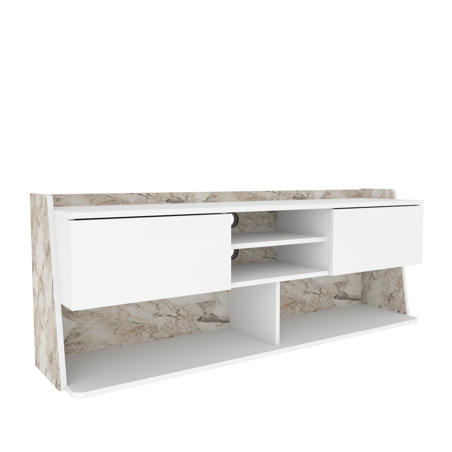 PICAS TV STAND WHITE EPHESUS