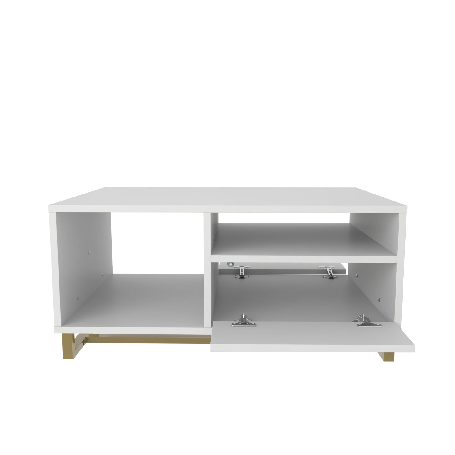 Utopia 35" Wide Coffee Table with Storage Cabinet