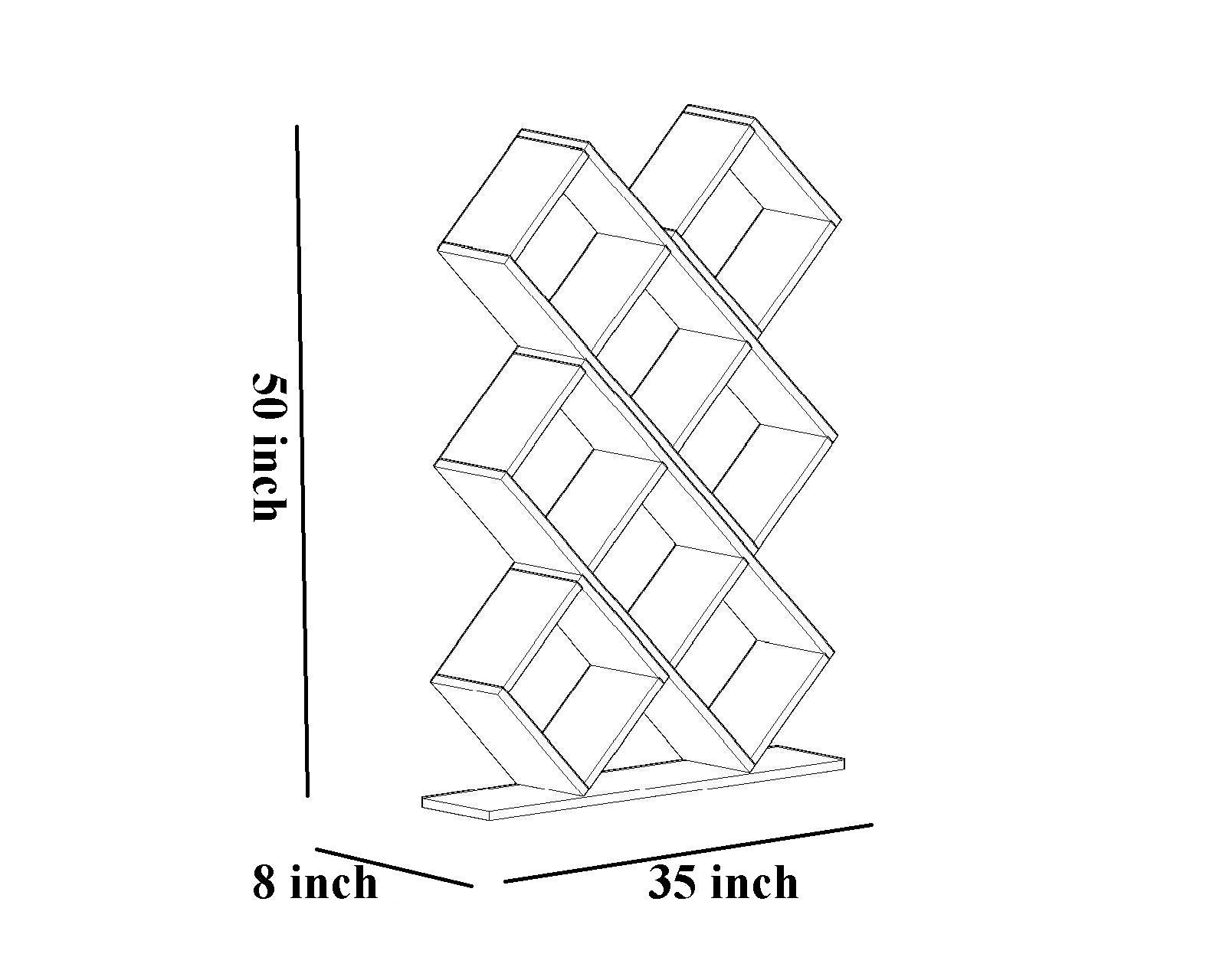 Beach 50'' Tall Accent Bookcase - Decorotika