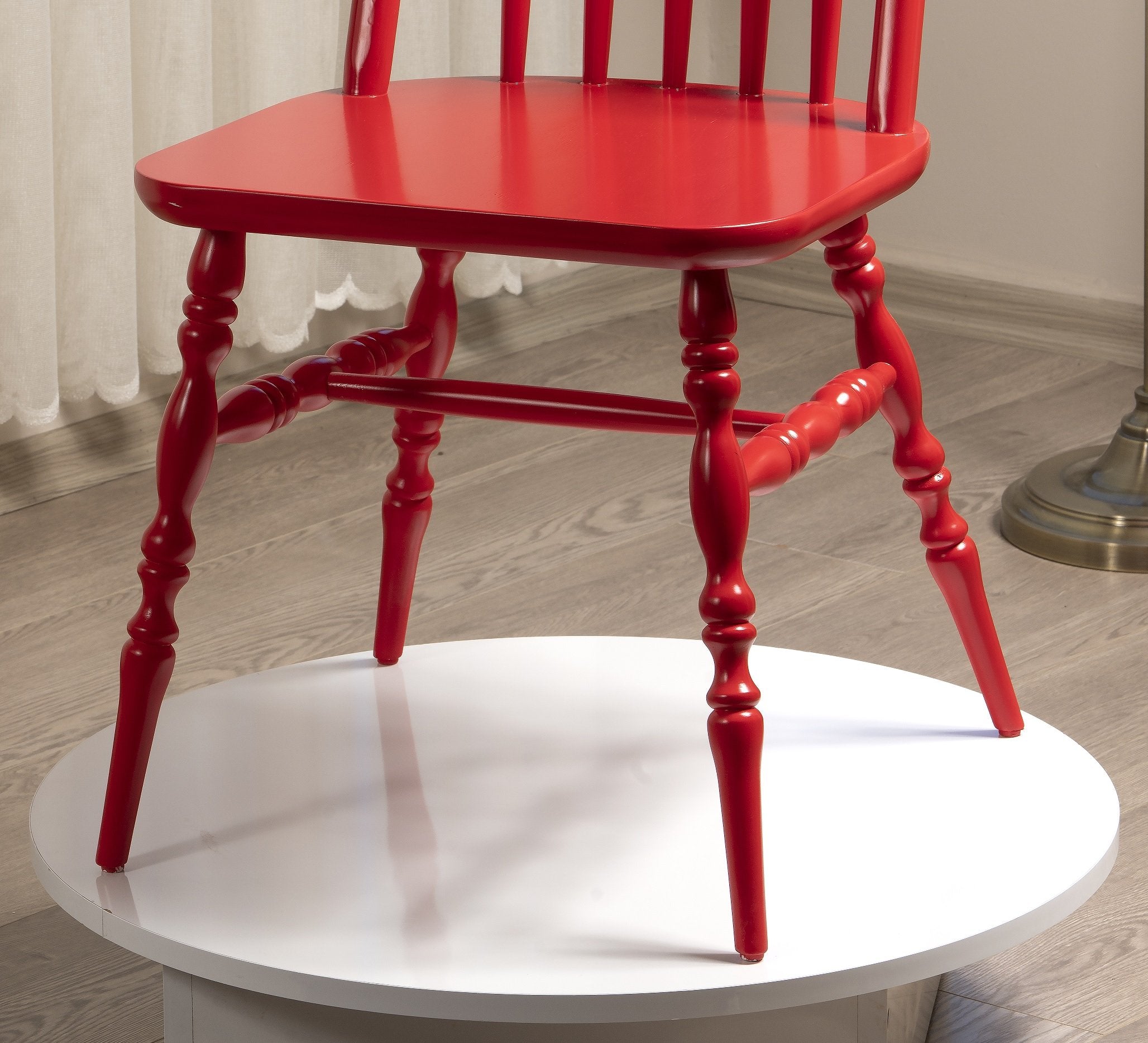 Eiffel Solid Wood Chair - Set of 2 - 36.8" H x 17.3" W x 18.5" D - Decorotika