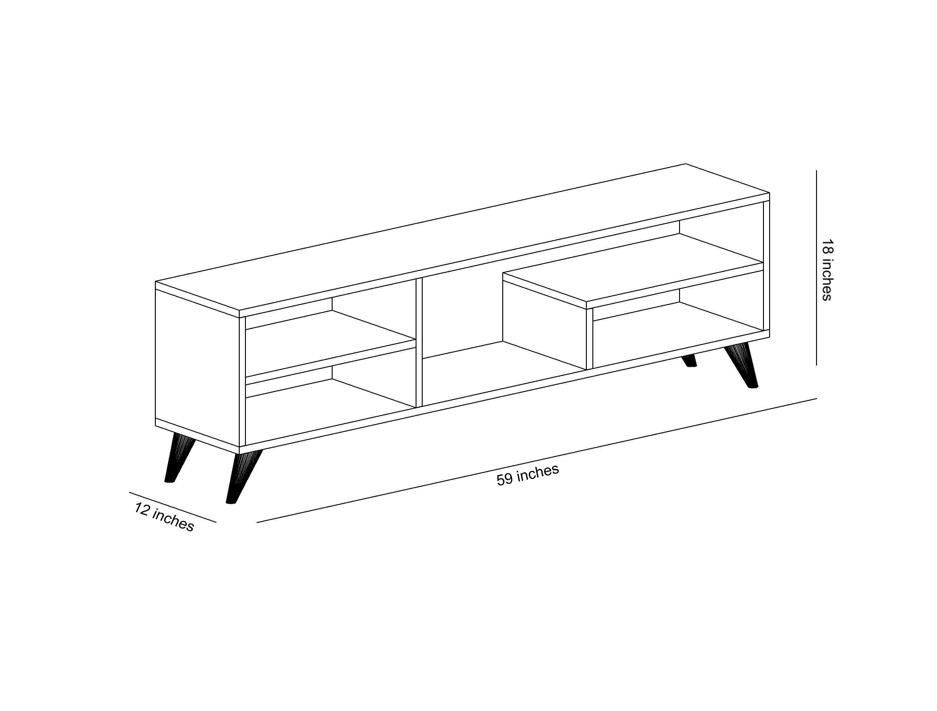 Vamos 59'' TV Stand & Media Console – Decorotika